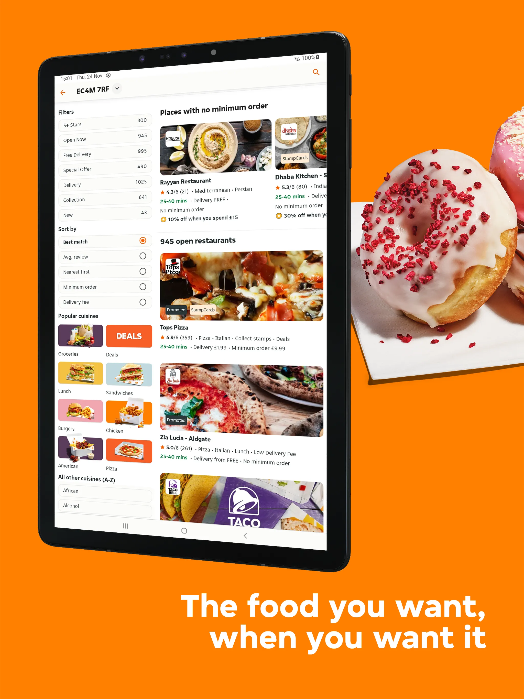 Just Eat Ireland-Food Delivery | Indus Appstore | Screenshot