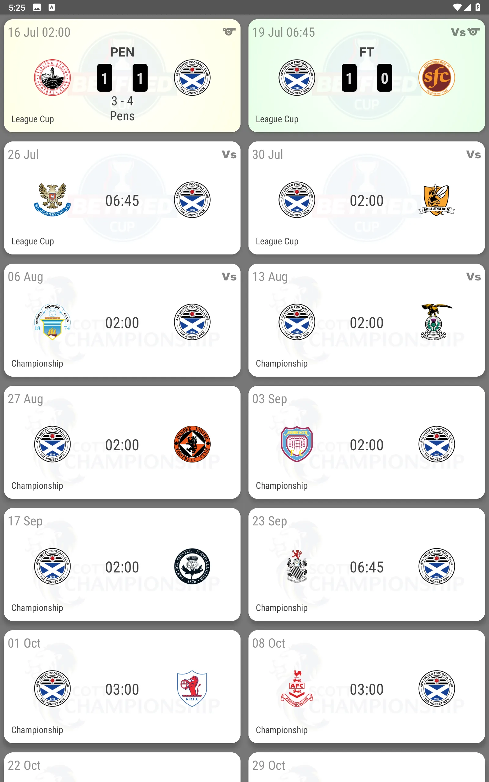 Ayr United Fan App | Indus Appstore | Screenshot