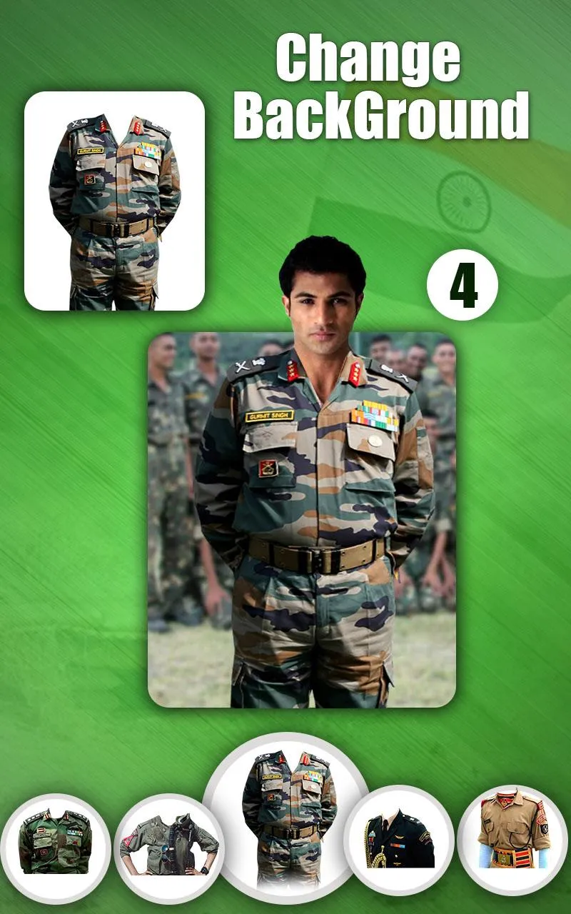 Indian Army Photo Suit Editor | Indus Appstore | Screenshot