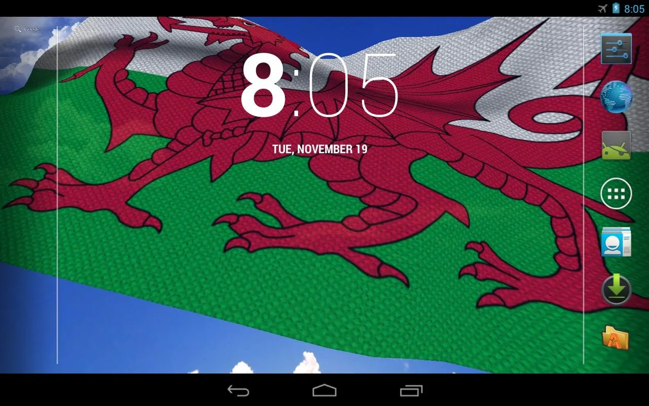 Welsh Flag Live Wallpaper | Indus Appstore | Screenshot