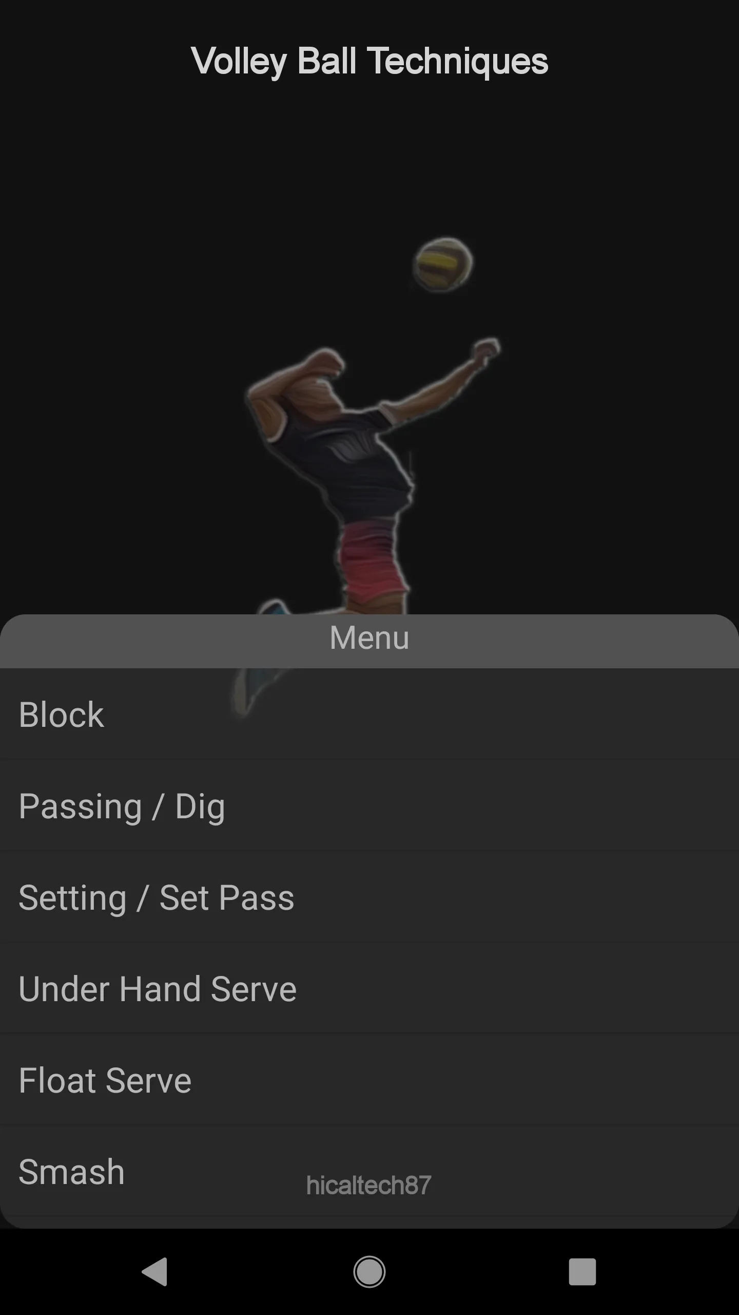 Volleyball Techniques | Indus Appstore | Screenshot