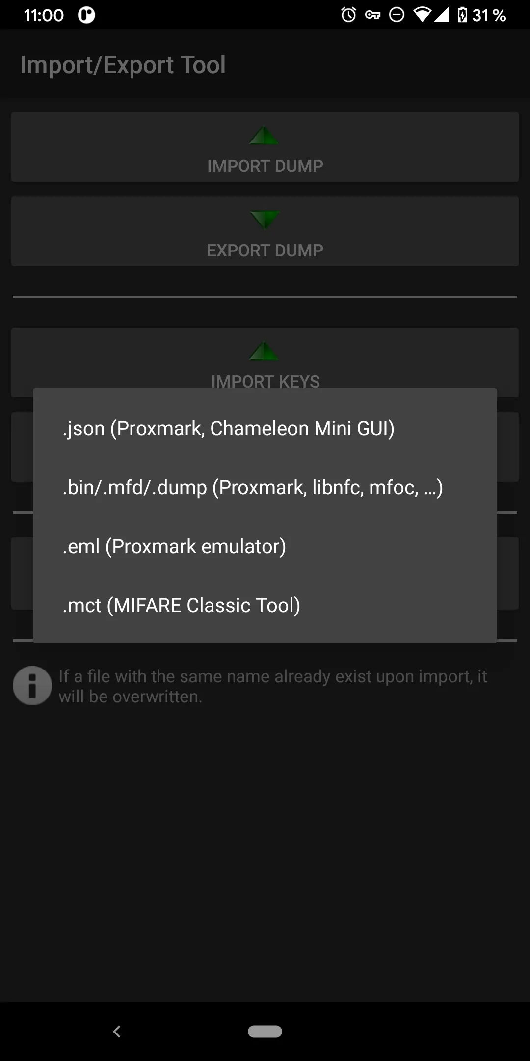 MIFARE Classic Tool | Indus Appstore | Screenshot