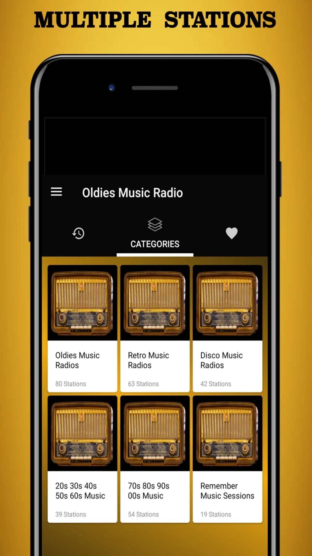 Oldies 60s 70s 80s 90s Radio | Indus Appstore | Screenshot