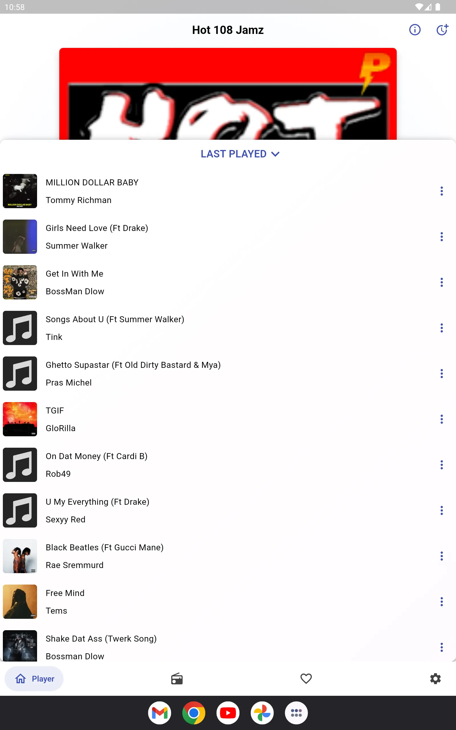 Hot 108 Jamz (Official App) | Indus Appstore | Screenshot