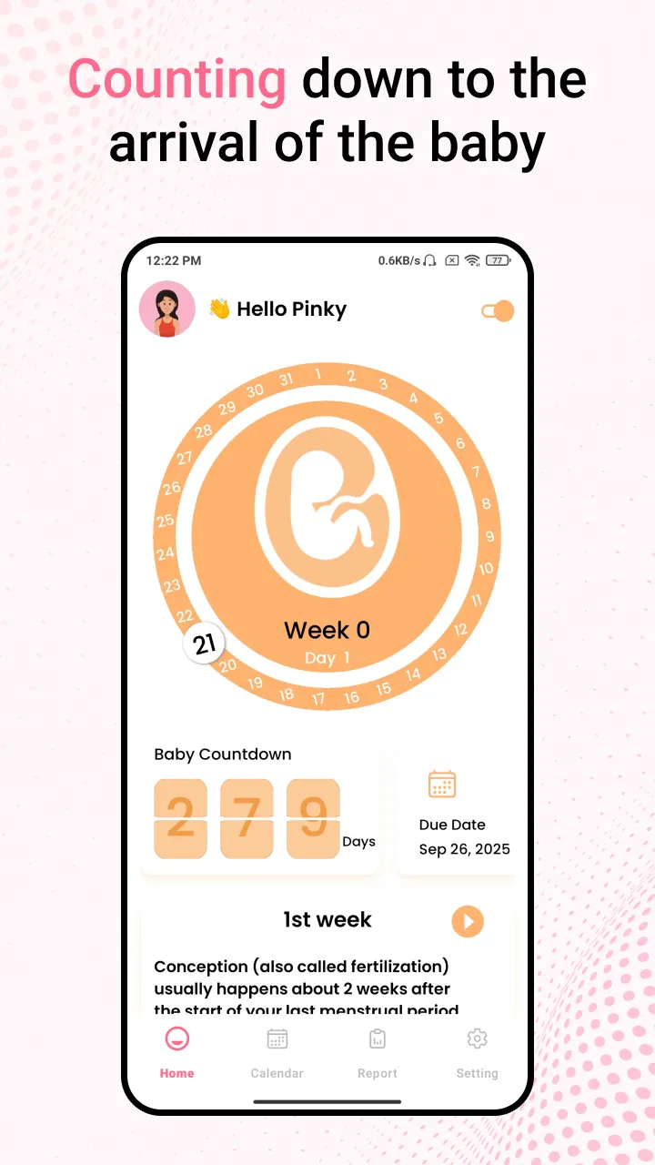 Period Tracker - Ovulation Flo | Indus Appstore | Screenshot