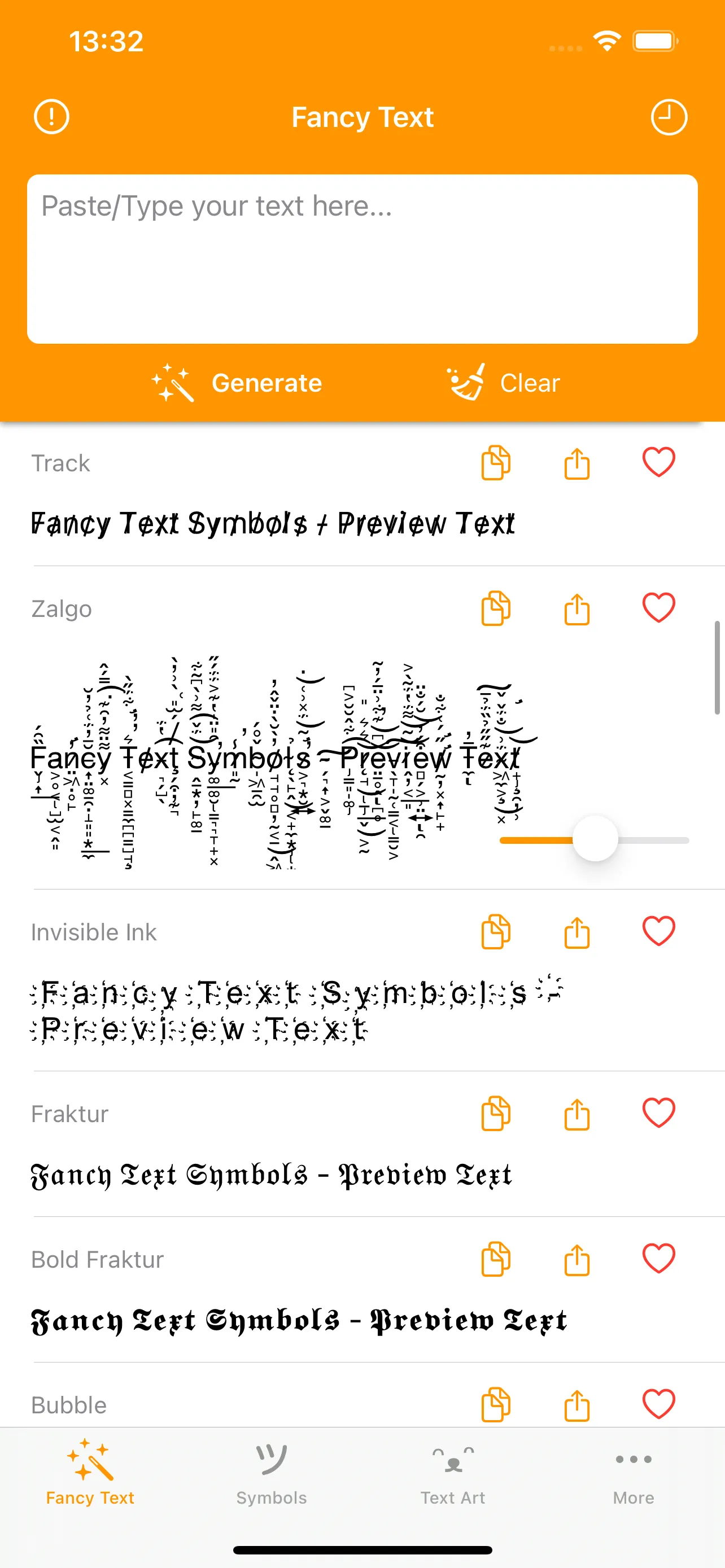 Fancy Text Symbols | Indus Appstore | Screenshot