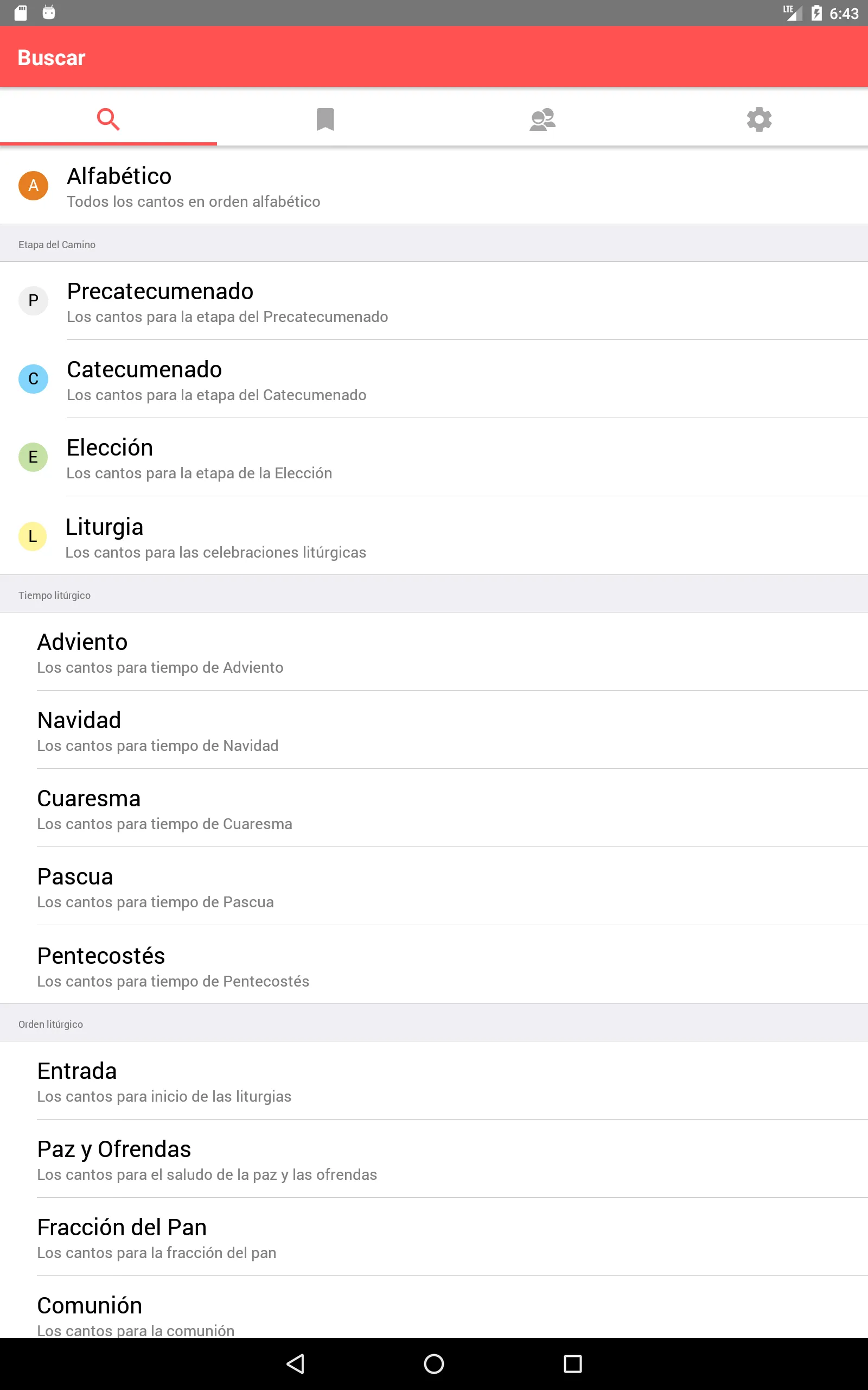 iResucito | Indus Appstore | Screenshot