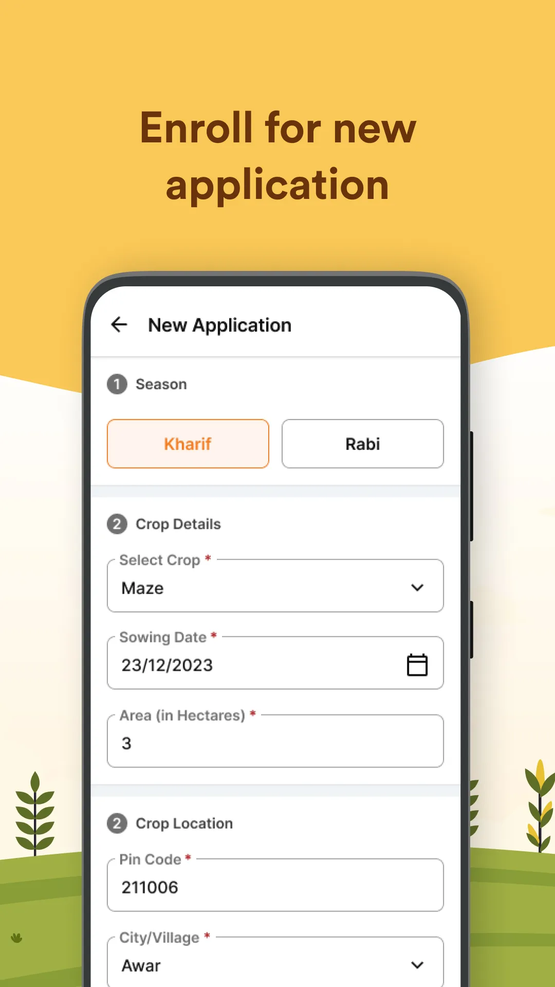 Crop Insurance | Indus Appstore | Screenshot