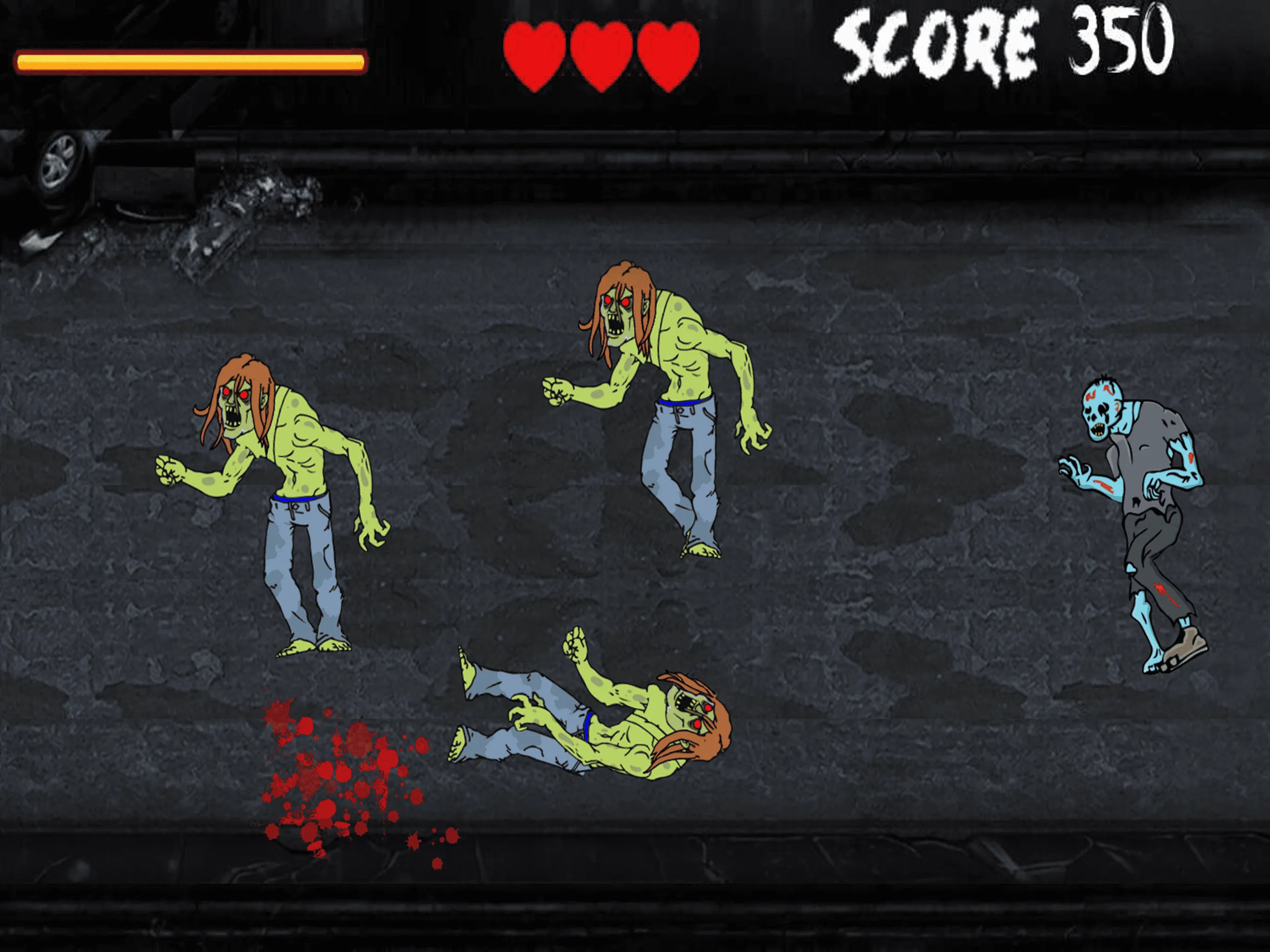 Zombie Smasher Highway Attack! | Indus Appstore | Screenshot