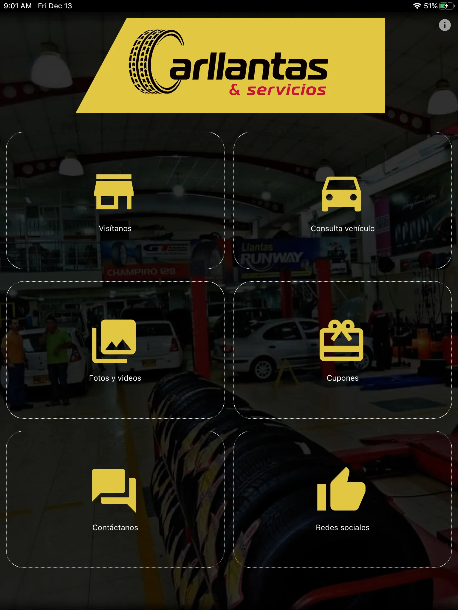 Carllantas & Servicios | Indus Appstore | Screenshot