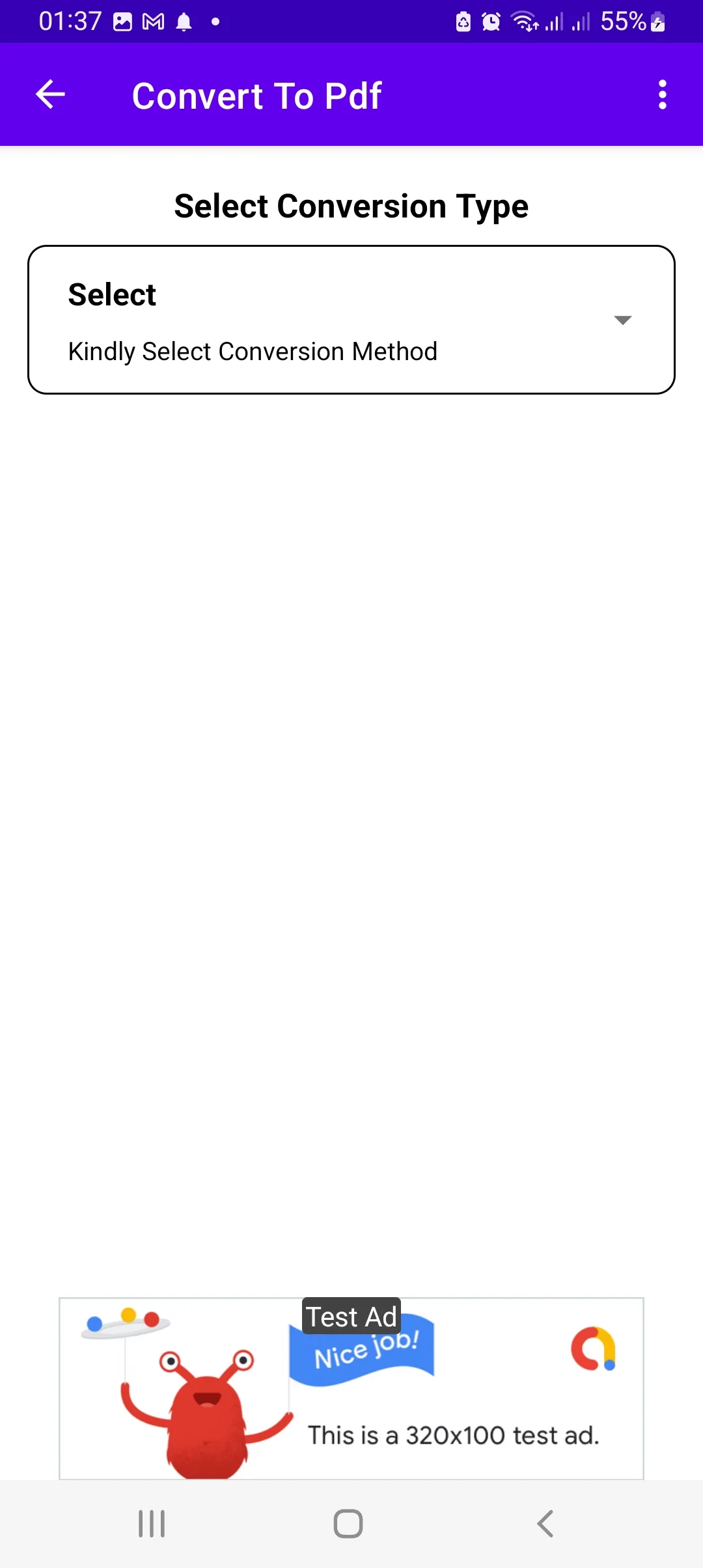 Convert Video To Pdf File | Indus Appstore | Screenshot