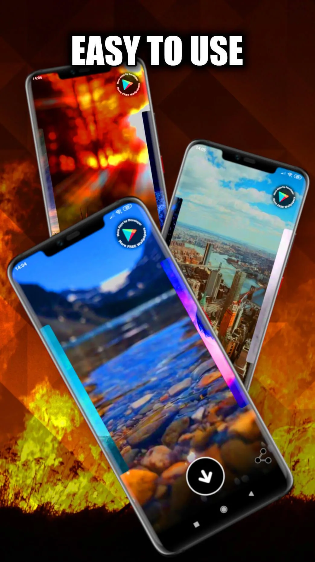 Real Fire Wallpaper Live HD/3D | Indus Appstore | Screenshot