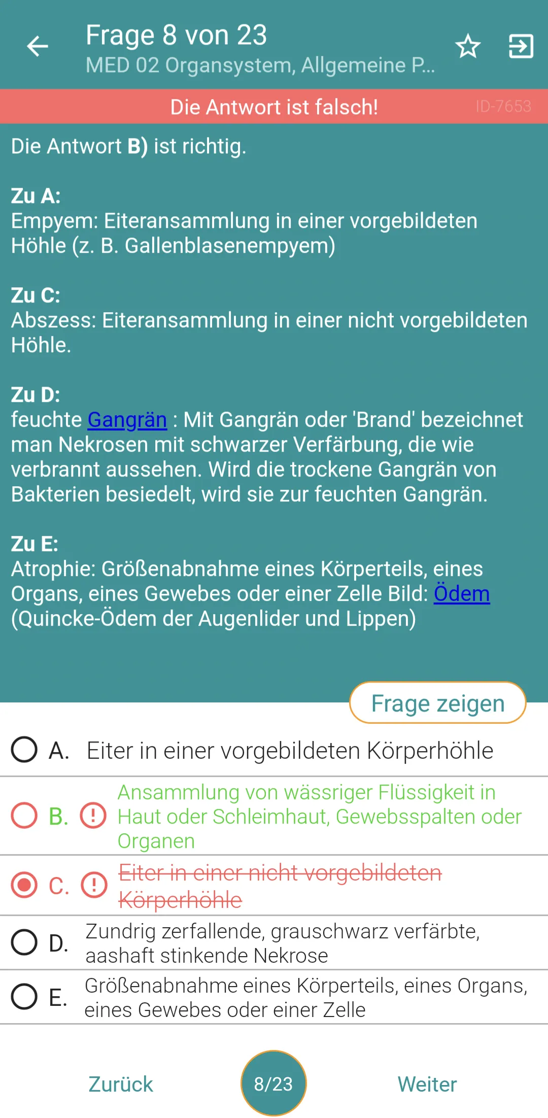 Pflege-Examen | Indus Appstore | Screenshot