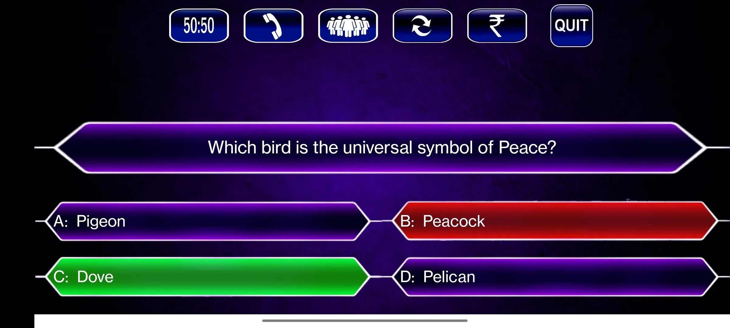 KBC Quiz in Hindi & English | Indus Appstore | Screenshot