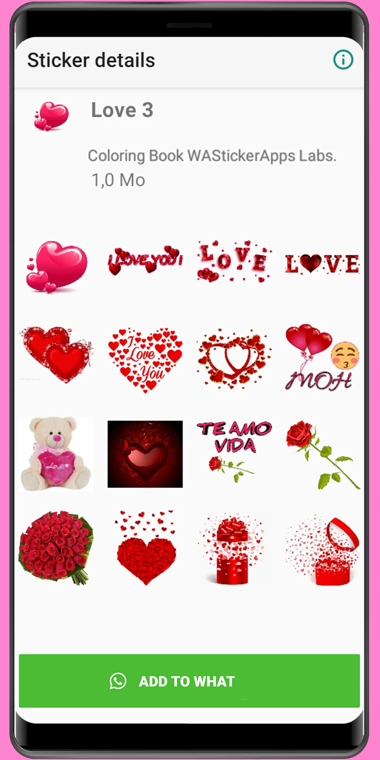WASticker: Love Stickers Heart | Indus Appstore | Screenshot