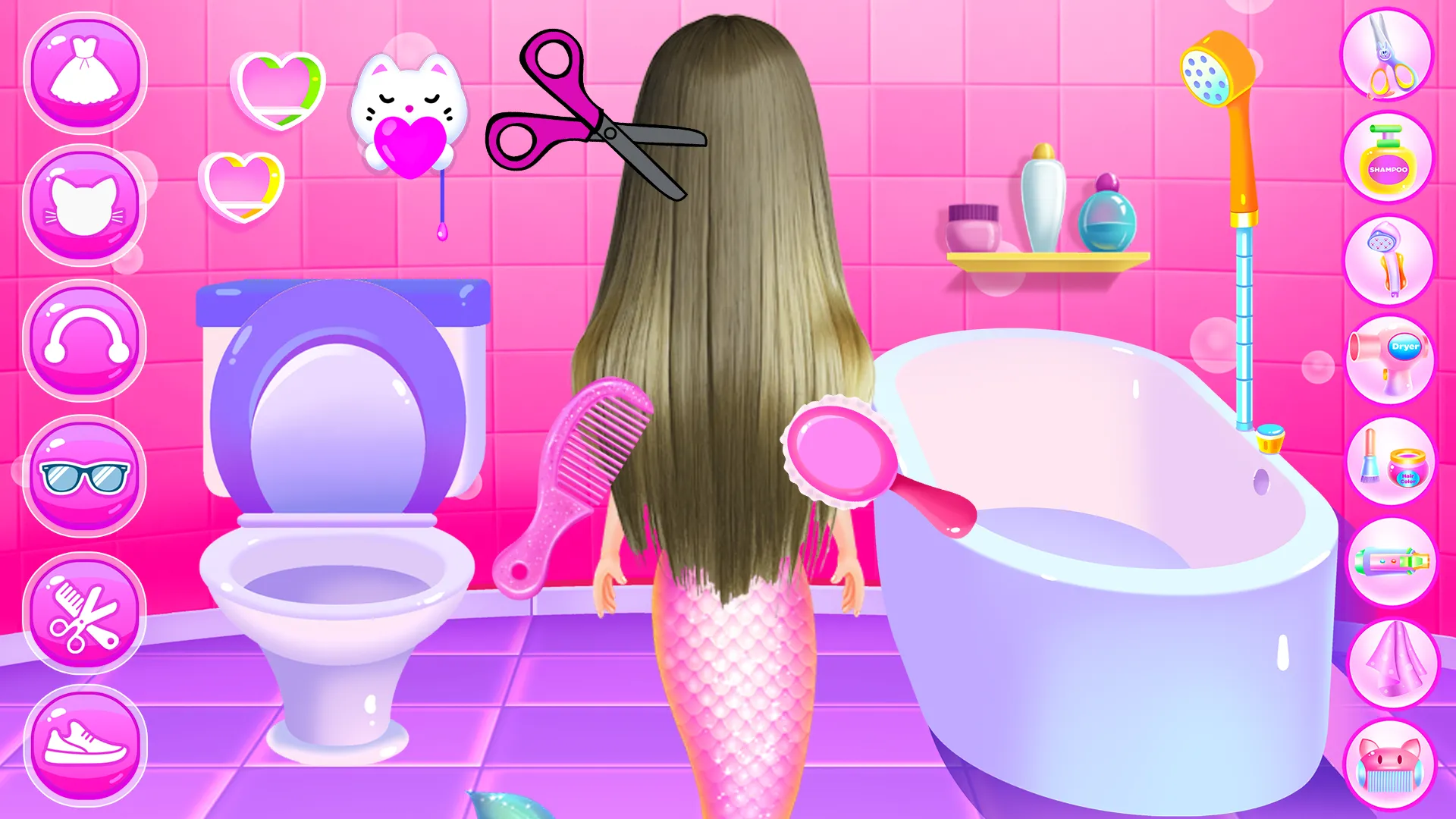 Princess Mermaid At Hair Salon | Indus Appstore | Screenshot