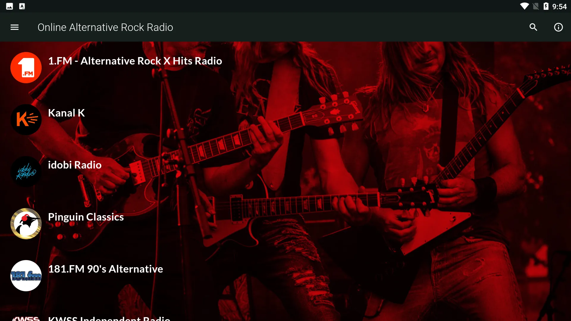 Online Alternative Rock Radio | Indus Appstore | Screenshot