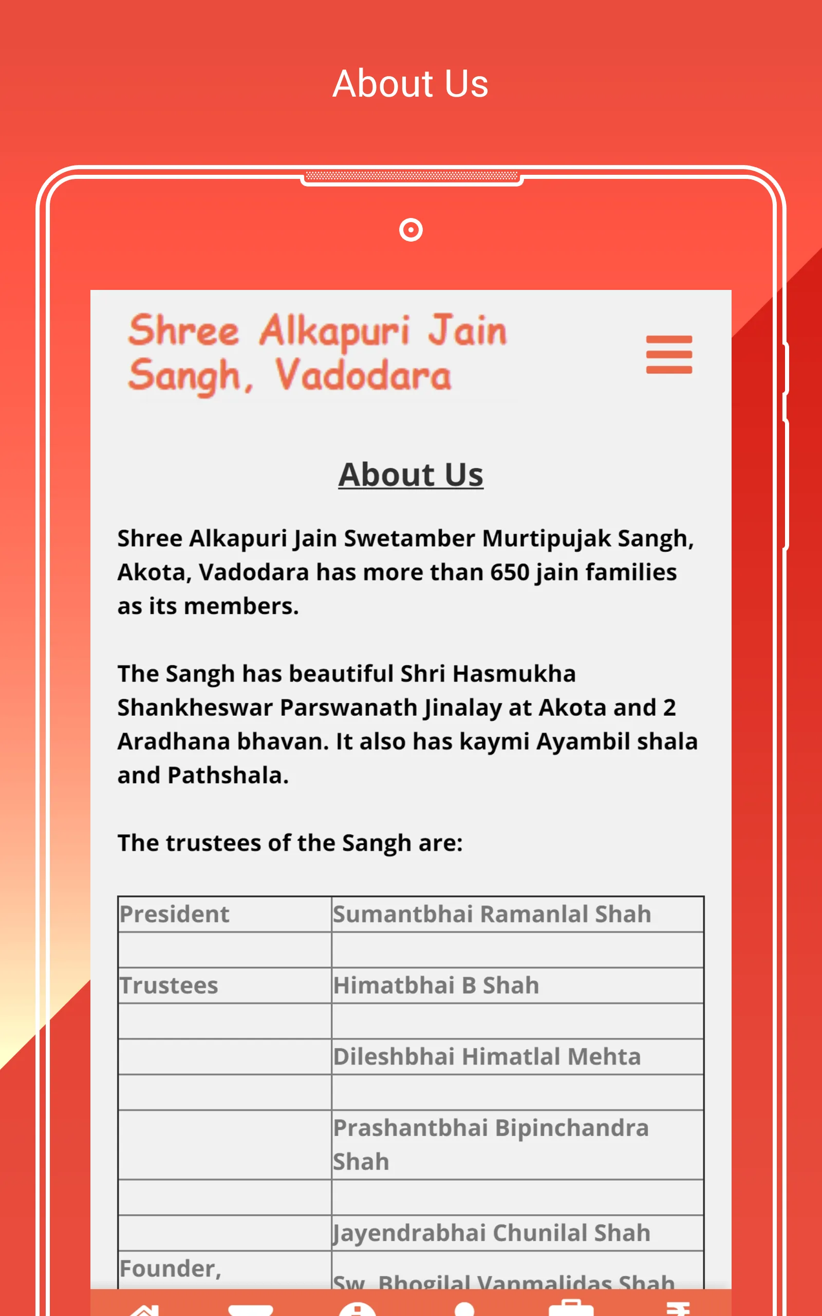 Shree Alkapuri Jain Sangh, Vad | Indus Appstore | Screenshot