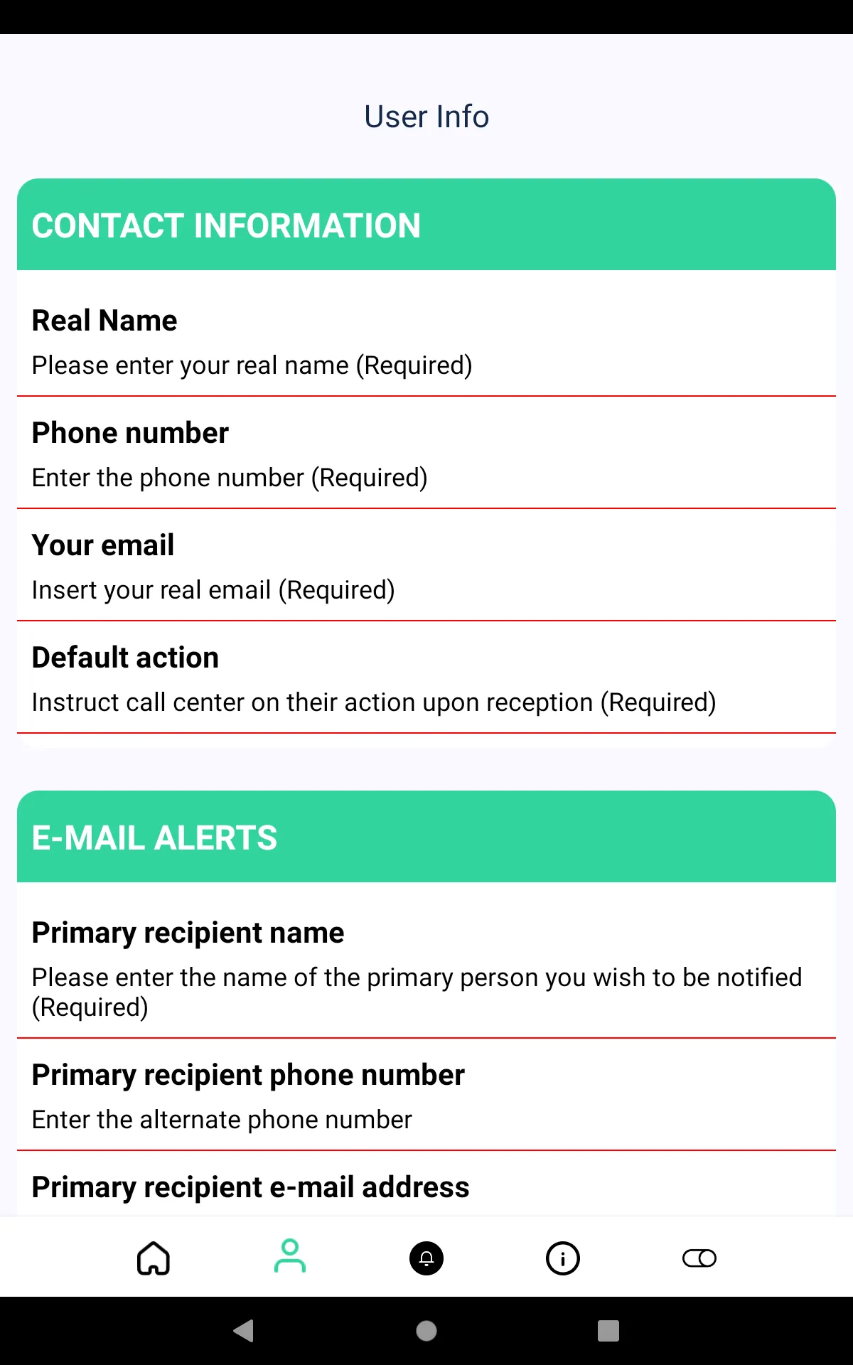 iAlert PLUS | Indus Appstore | Screenshot