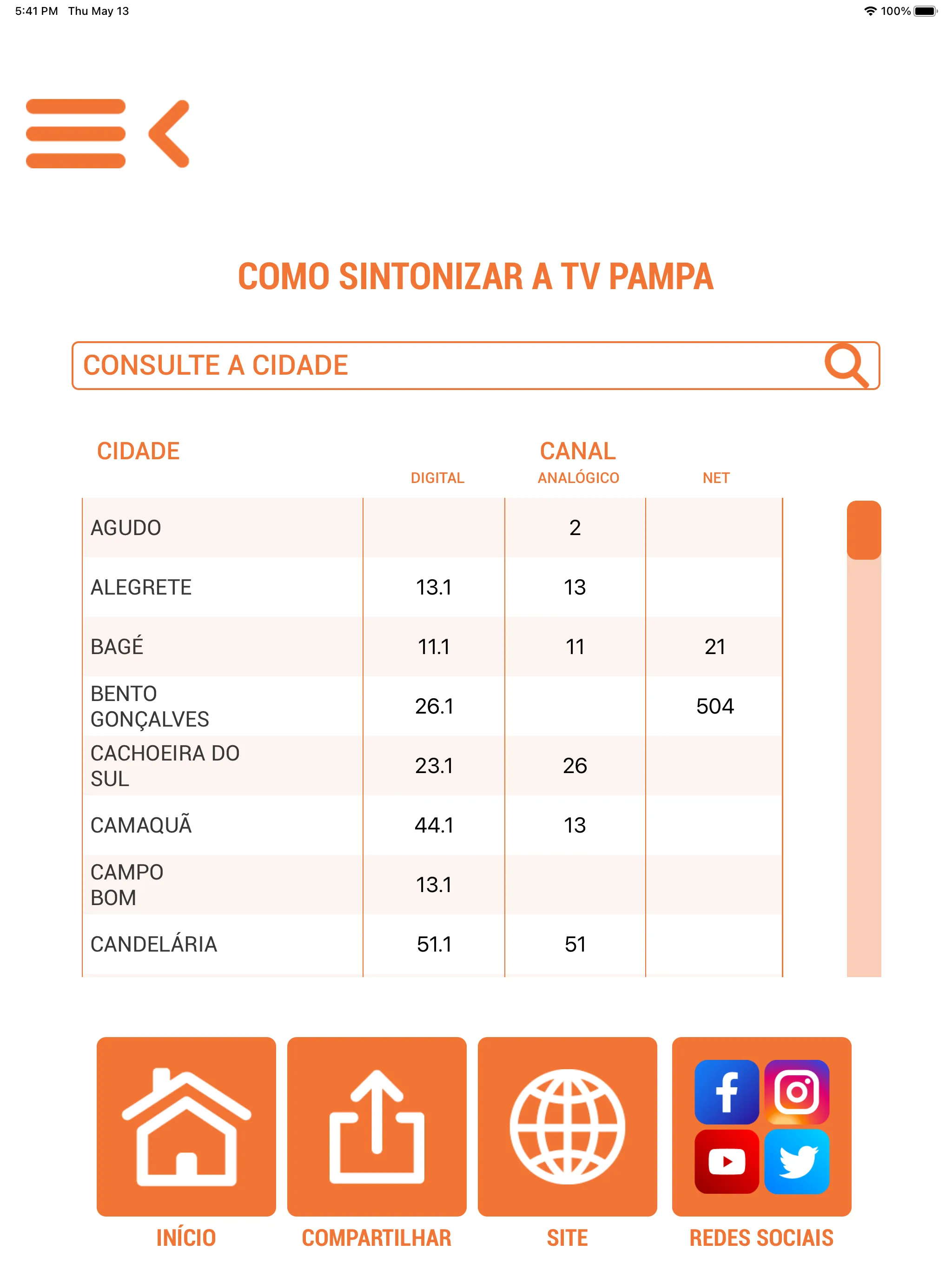 TV Pampa | Indus Appstore | Screenshot