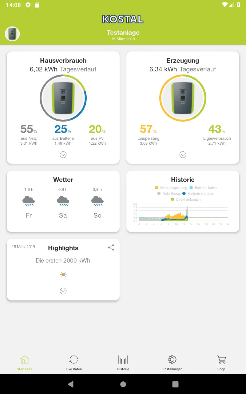 KOSTAL Solar App | Indus Appstore | Screenshot