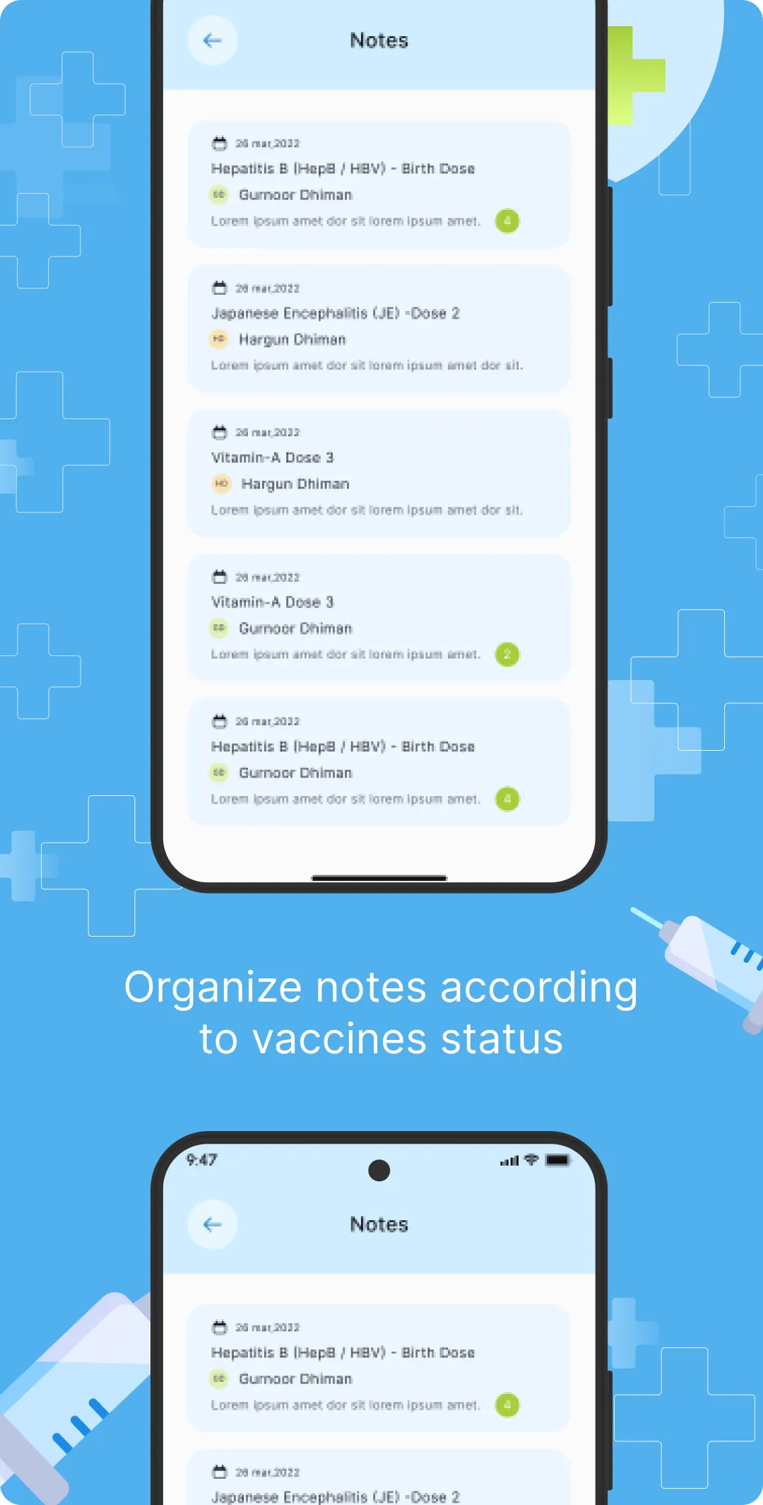 Vaccination -- Reminder App | Indus Appstore | Screenshot