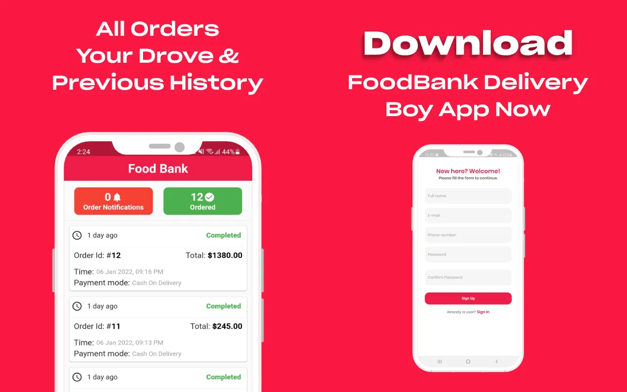 FoodBank DeliveryBoy | Indus Appstore | Screenshot