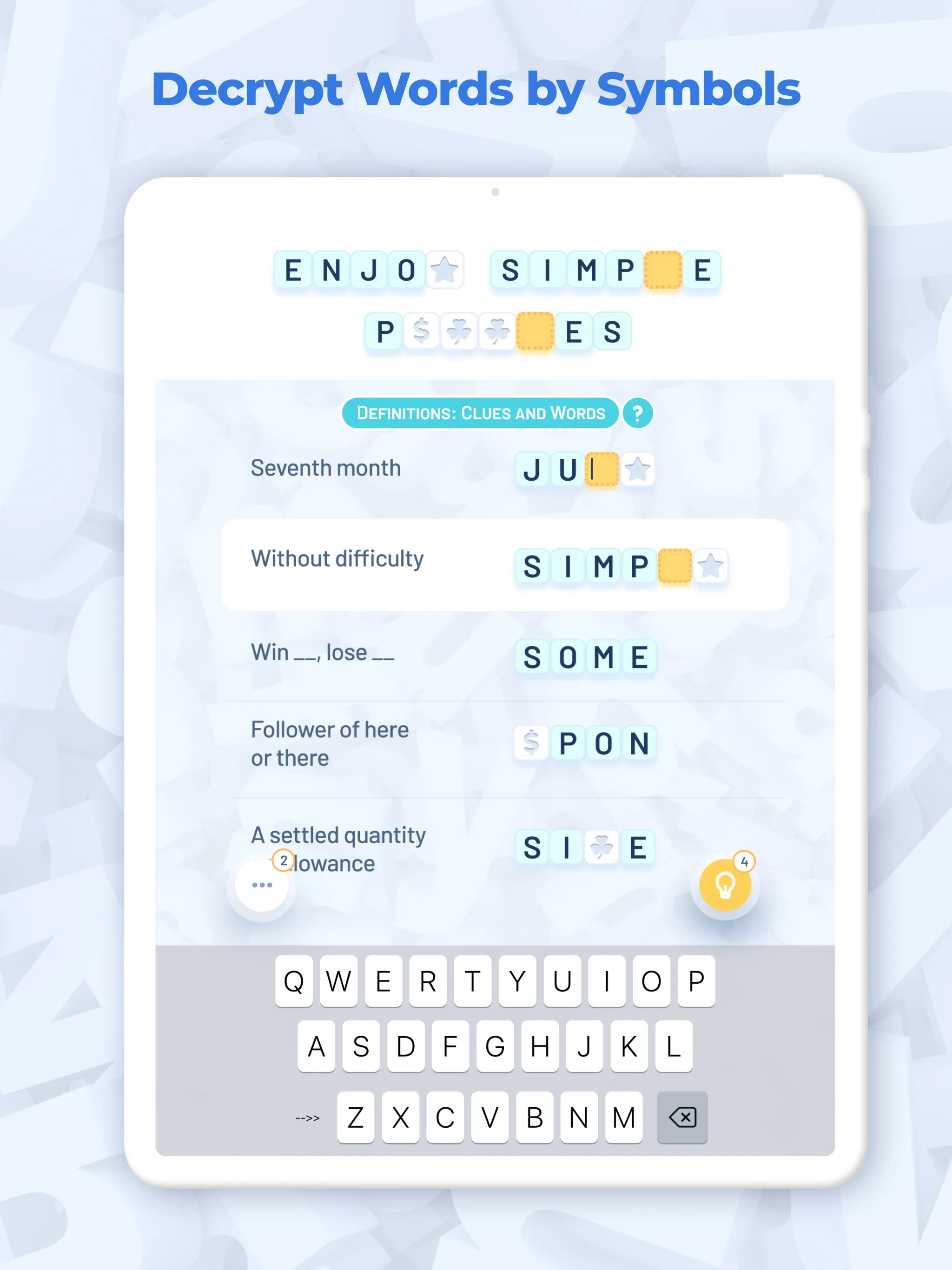 Figgerits: Clues and Tiles | Indus Appstore | Screenshot