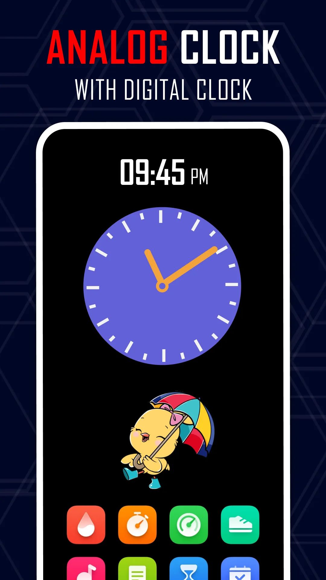 Analog Clock Live Wallpaper | Indus Appstore | Screenshot