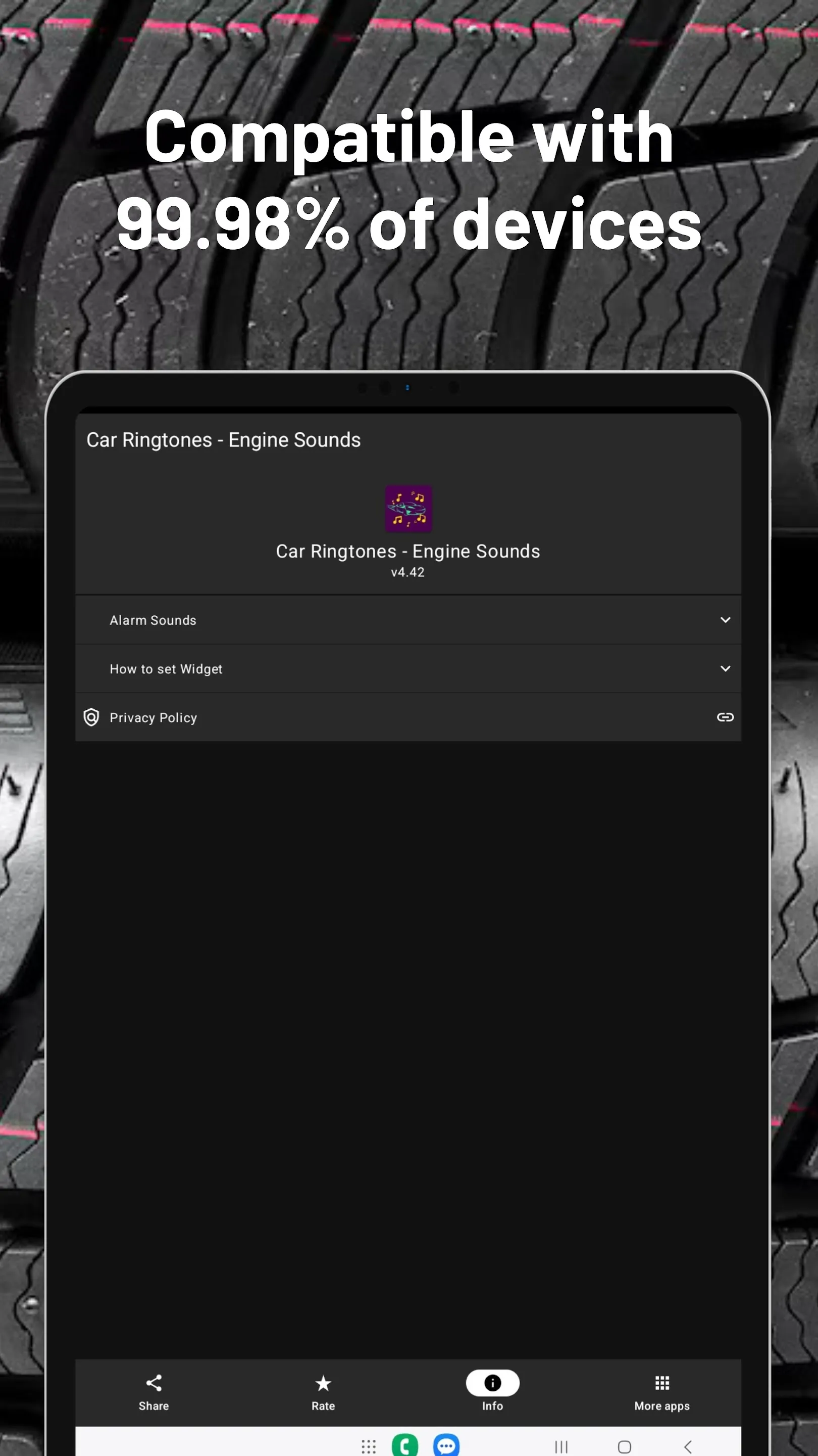 Car Ringtones — Engine Sounds | Indus Appstore | Screenshot