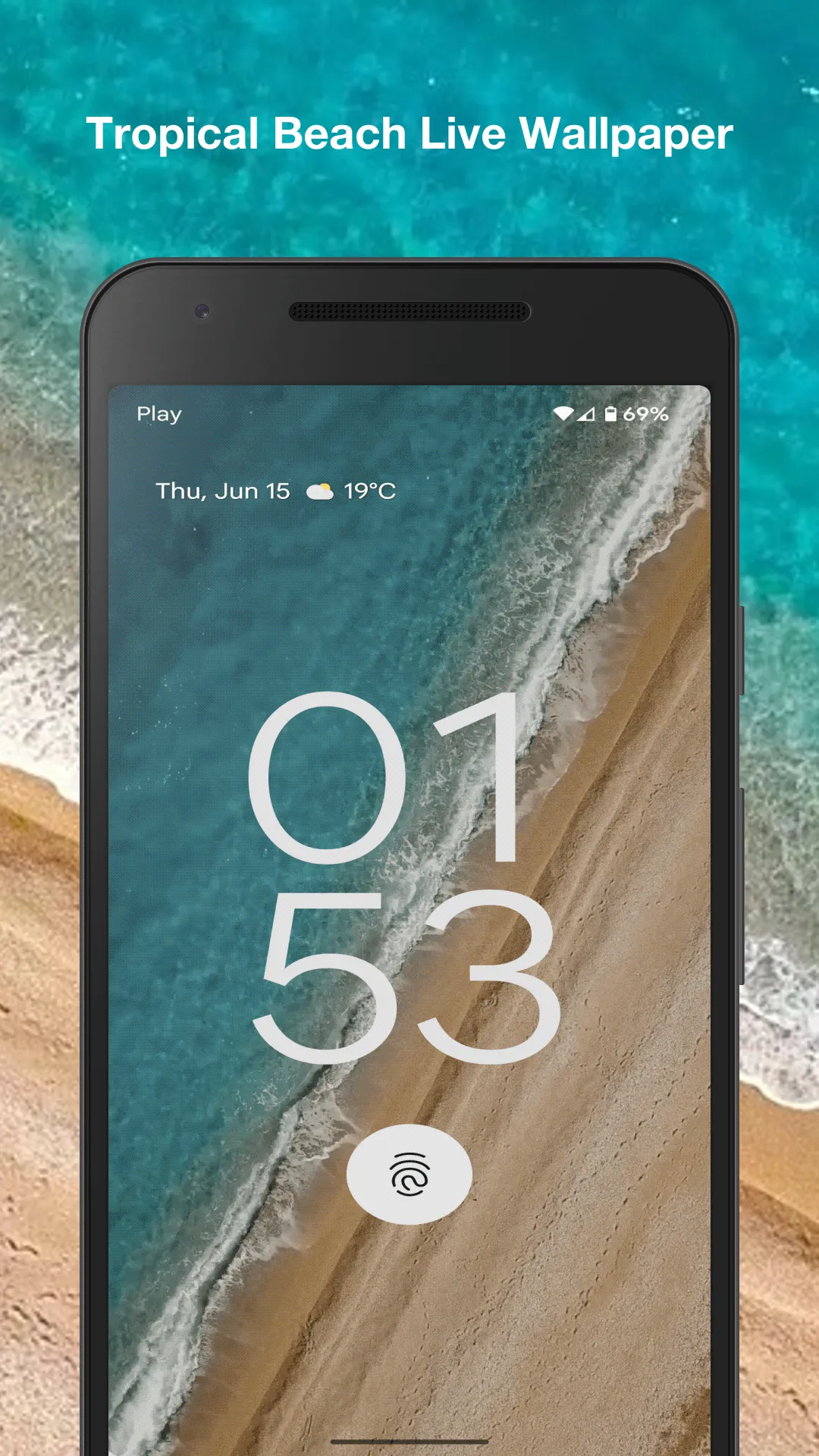 Tropical Beach Live Wallpaper | Indus Appstore | Screenshot