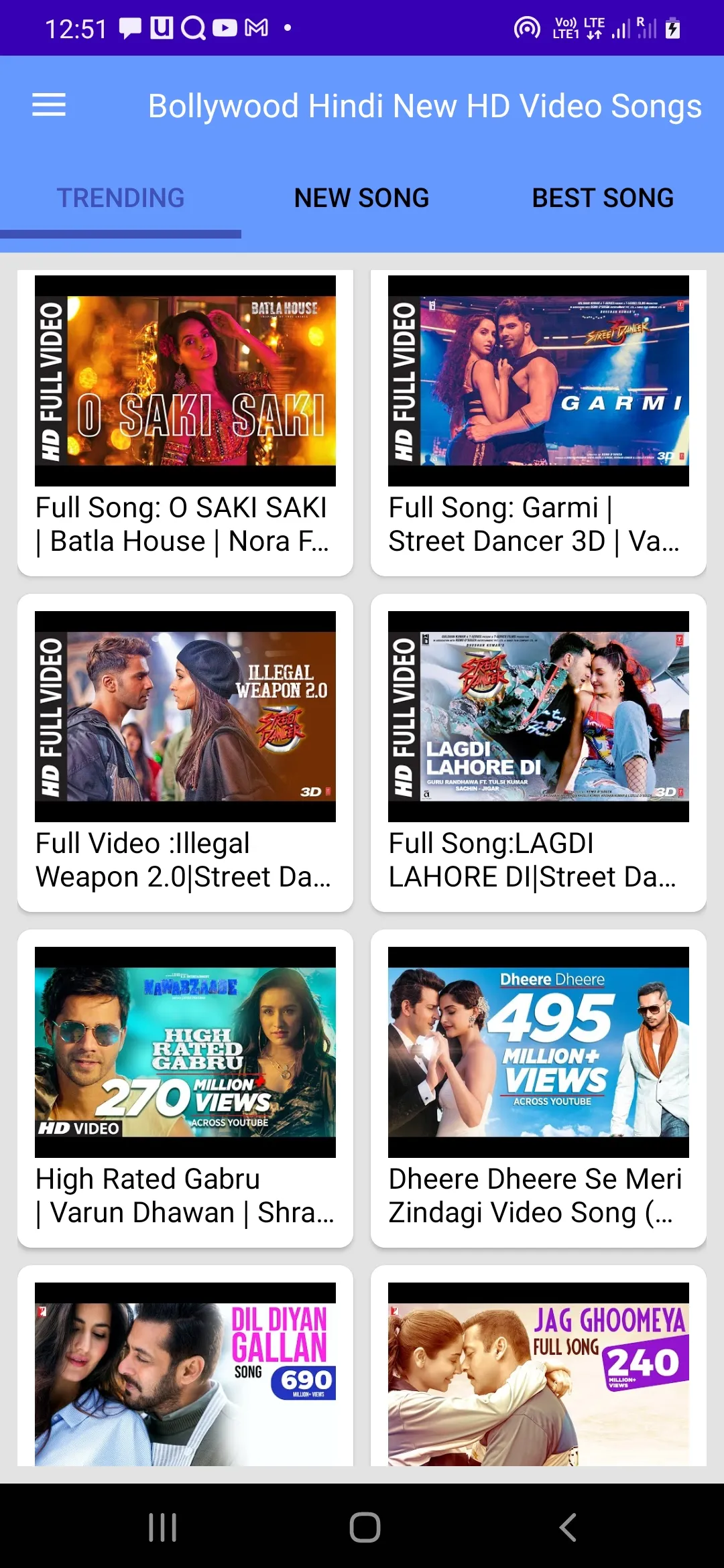 Hindi Video Songs HD 2023 | Indus Appstore | Screenshot