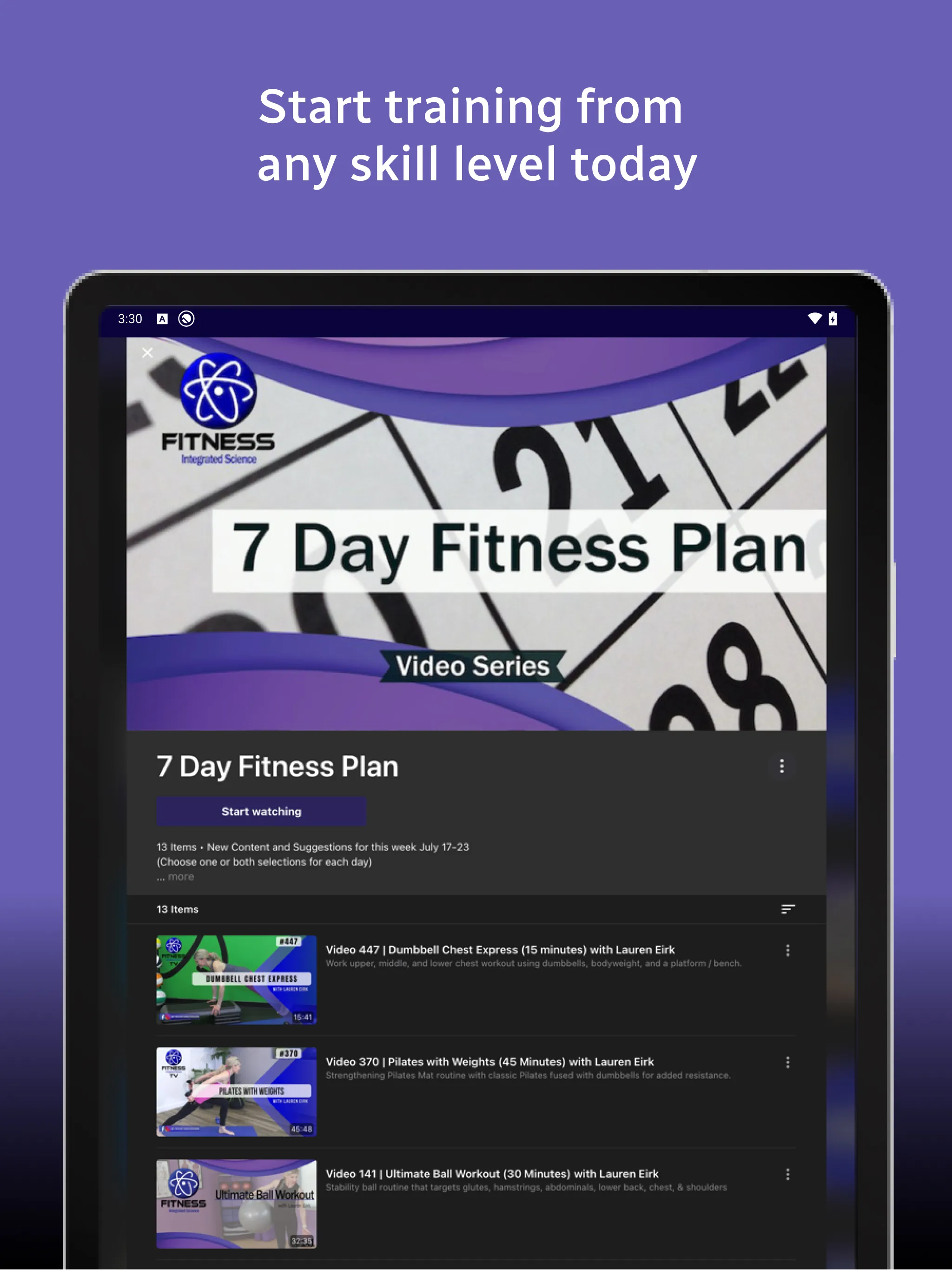 Fitness Integrated Science TV | Indus Appstore | Screenshot