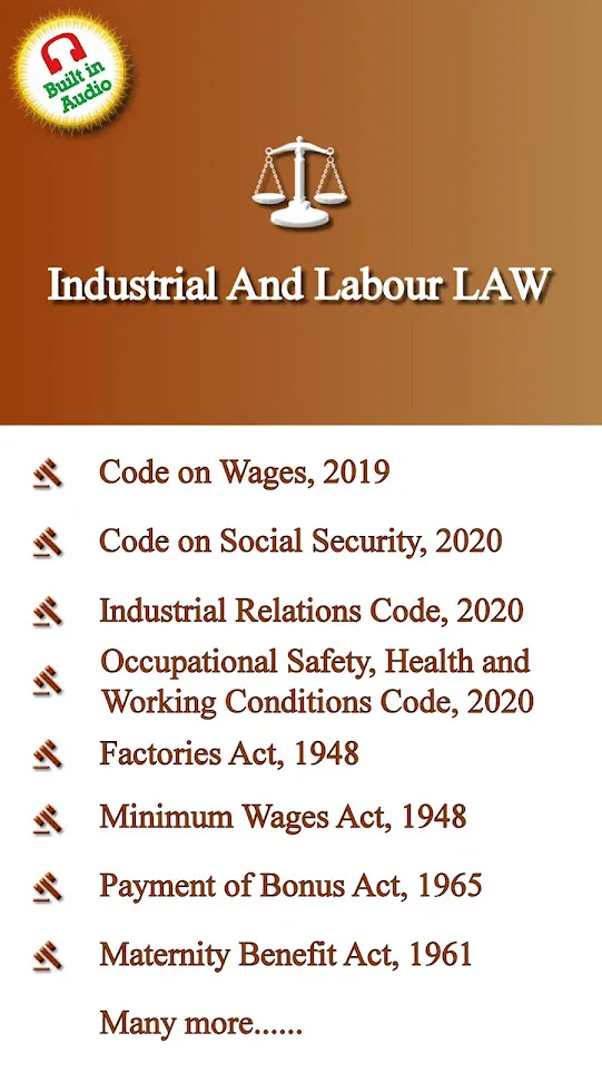 Industrial And Labour Laws | Indus Appstore | Screenshot