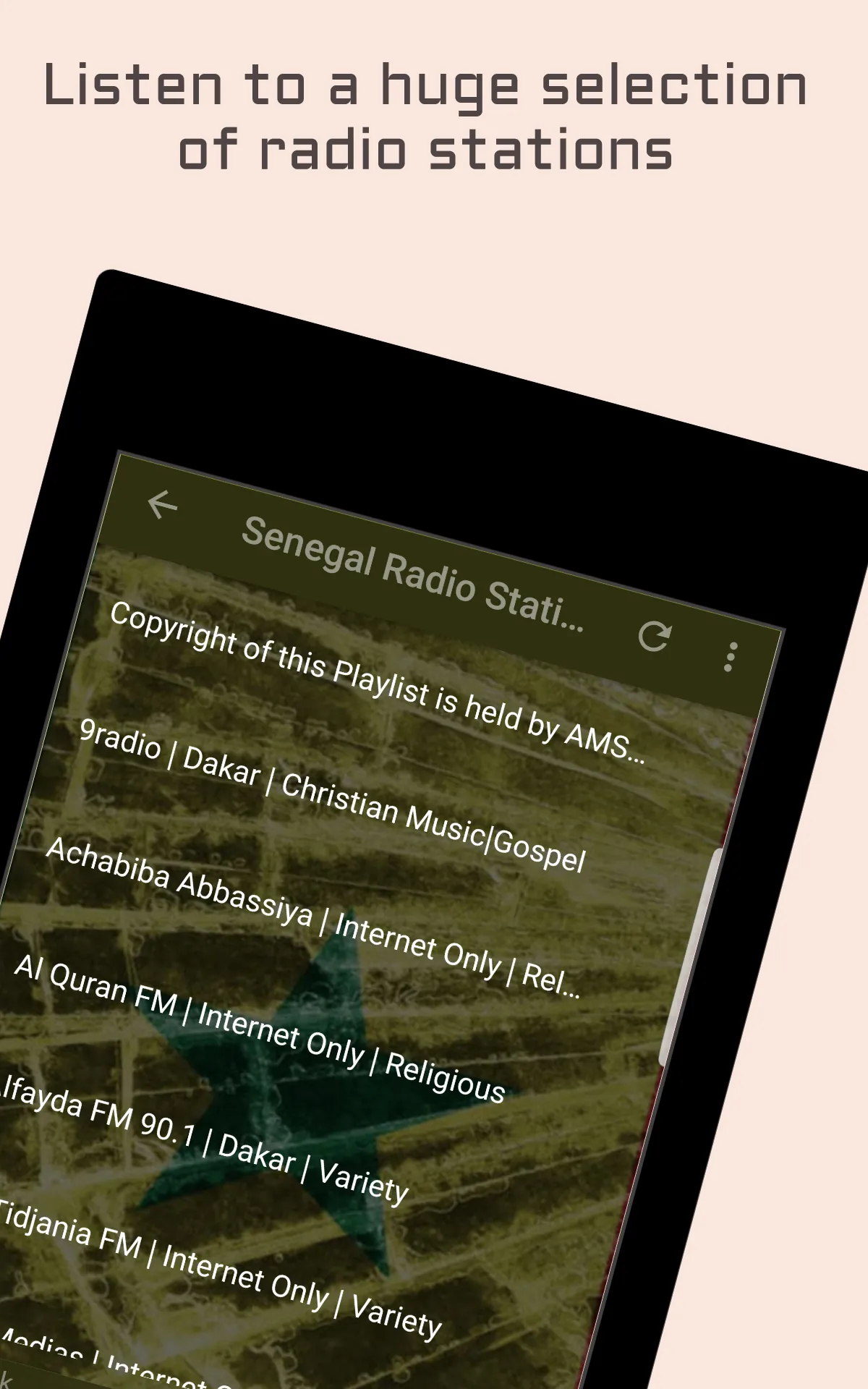 Senegal Radio Stations | Indus Appstore | Screenshot