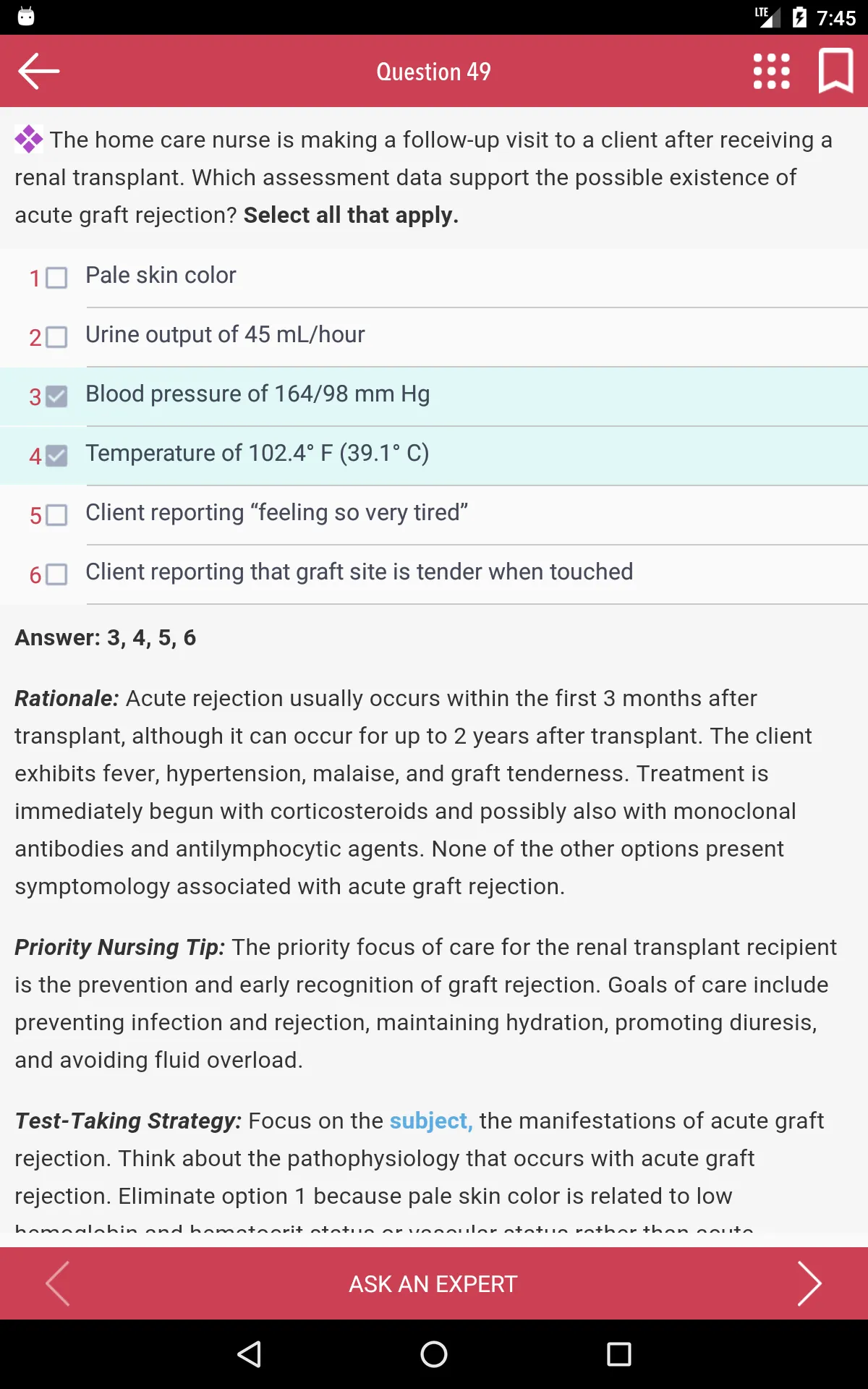 NCLEX RN Q&A Tutoring Saunders | Indus Appstore | Screenshot