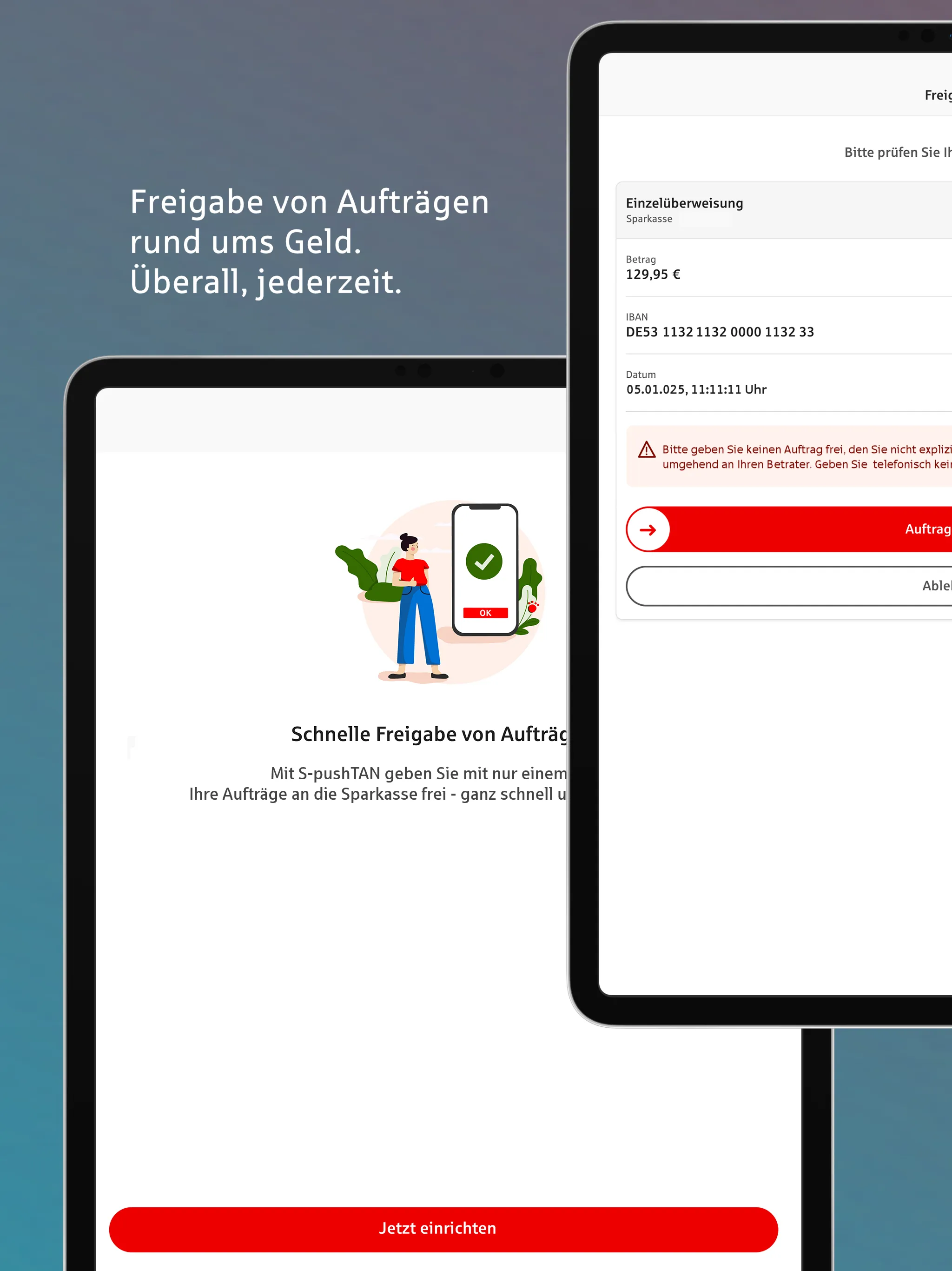 S-pushTAN - sichere Freigaben | Indus Appstore | Screenshot