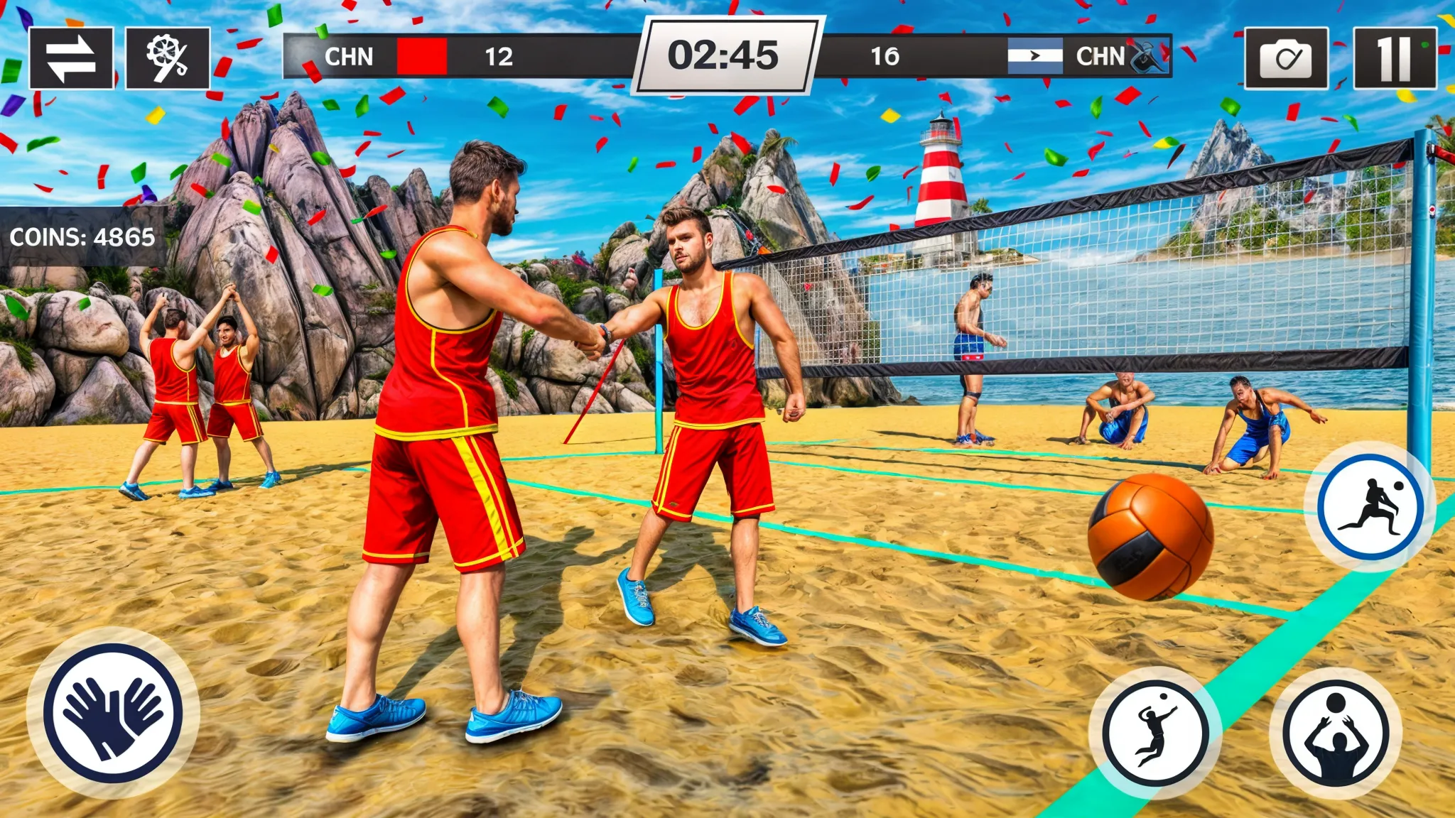 Volleyball Game 3D Sports Game | Indus Appstore | Screenshot