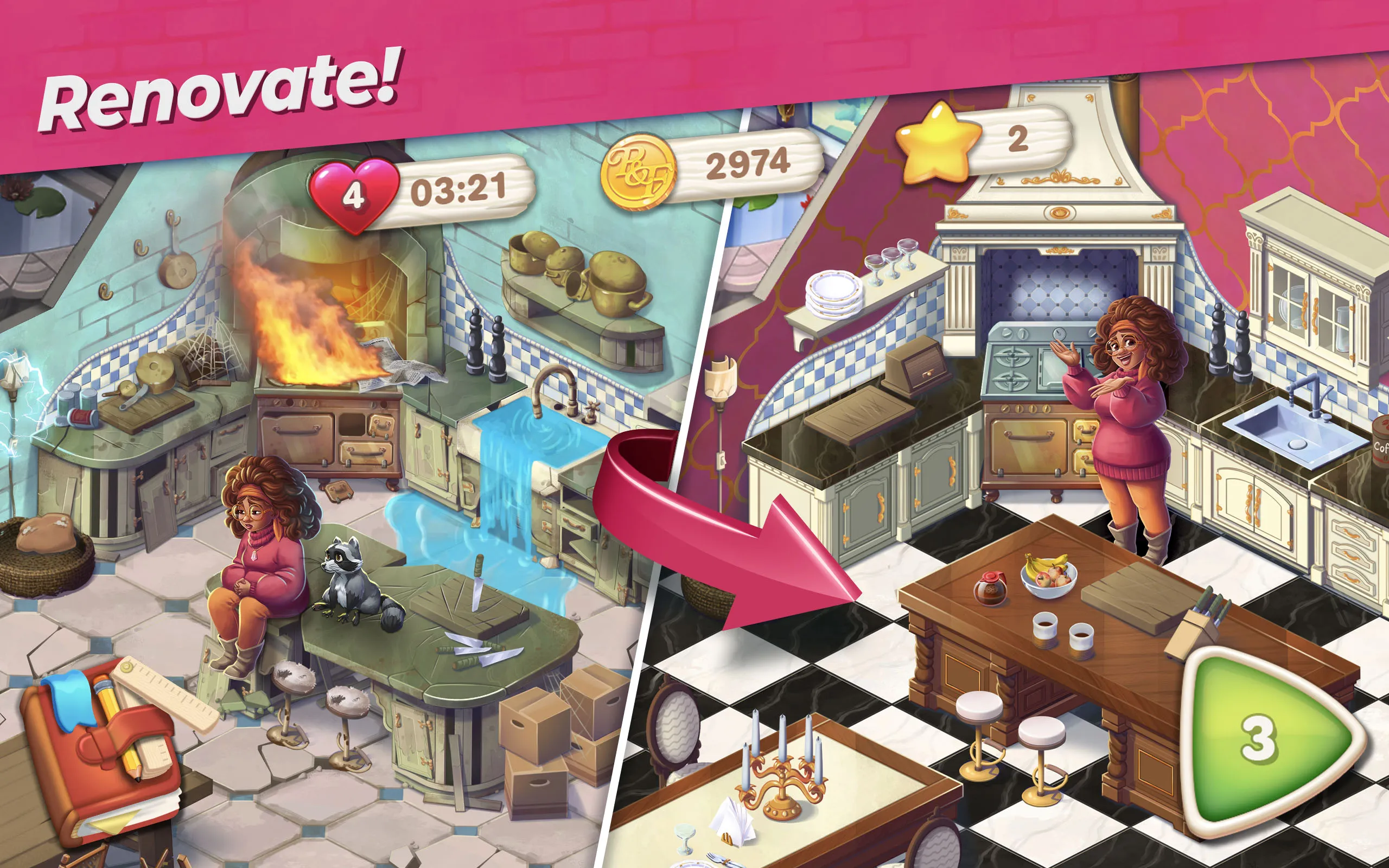 Penny & Flo: Home Renovation | Indus Appstore | Screenshot