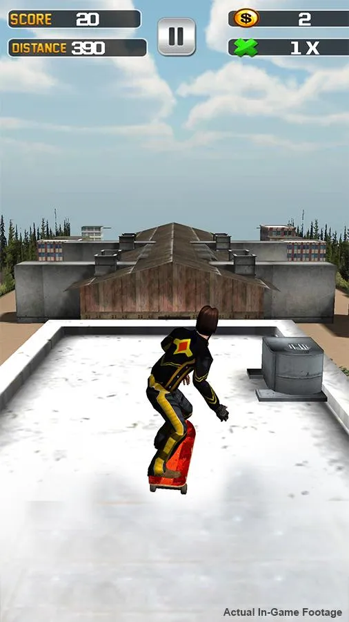 Rooftop Skater Boy Game | Indus Appstore | Screenshot