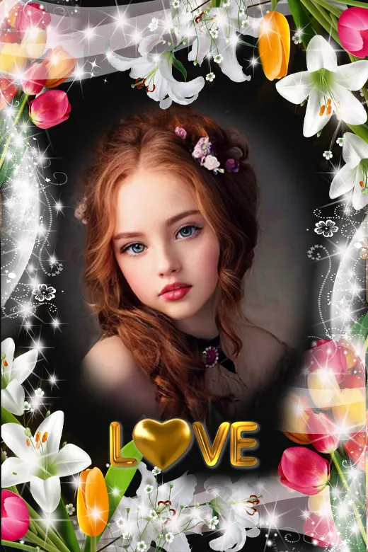 Lovely flower photo frame | Indus Appstore | Screenshot