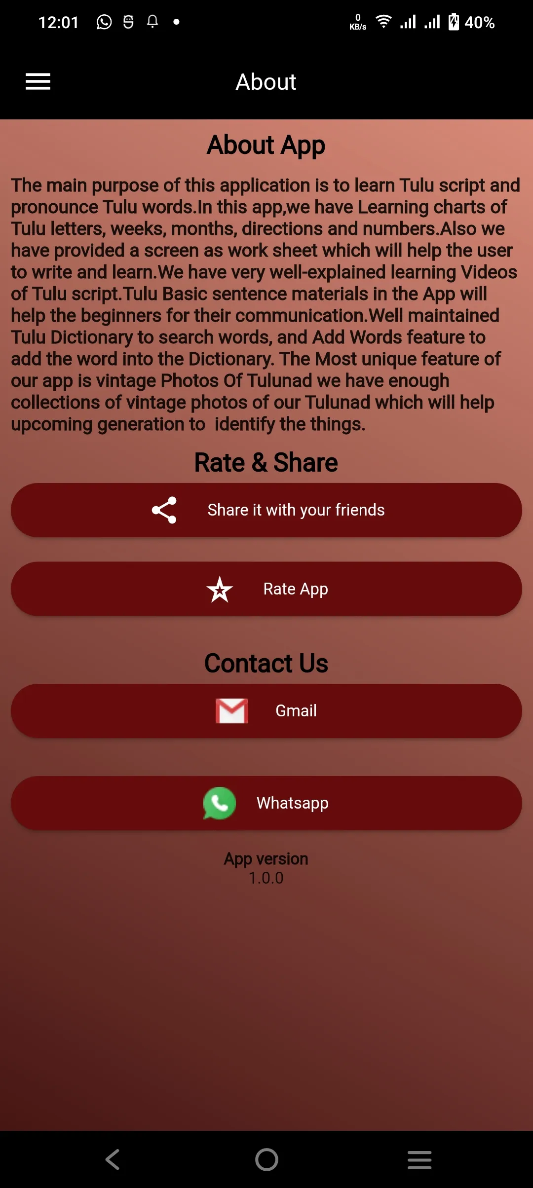 BaravuSaravu:Tulu Learning App | Indus Appstore | Screenshot