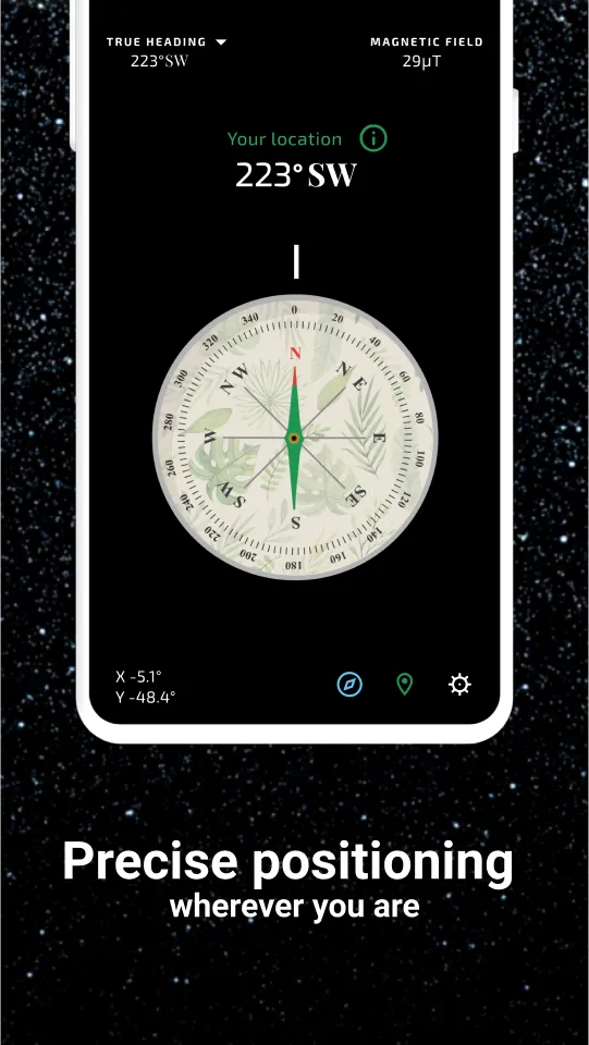 Compass: Direction Compass | Indus Appstore | Screenshot