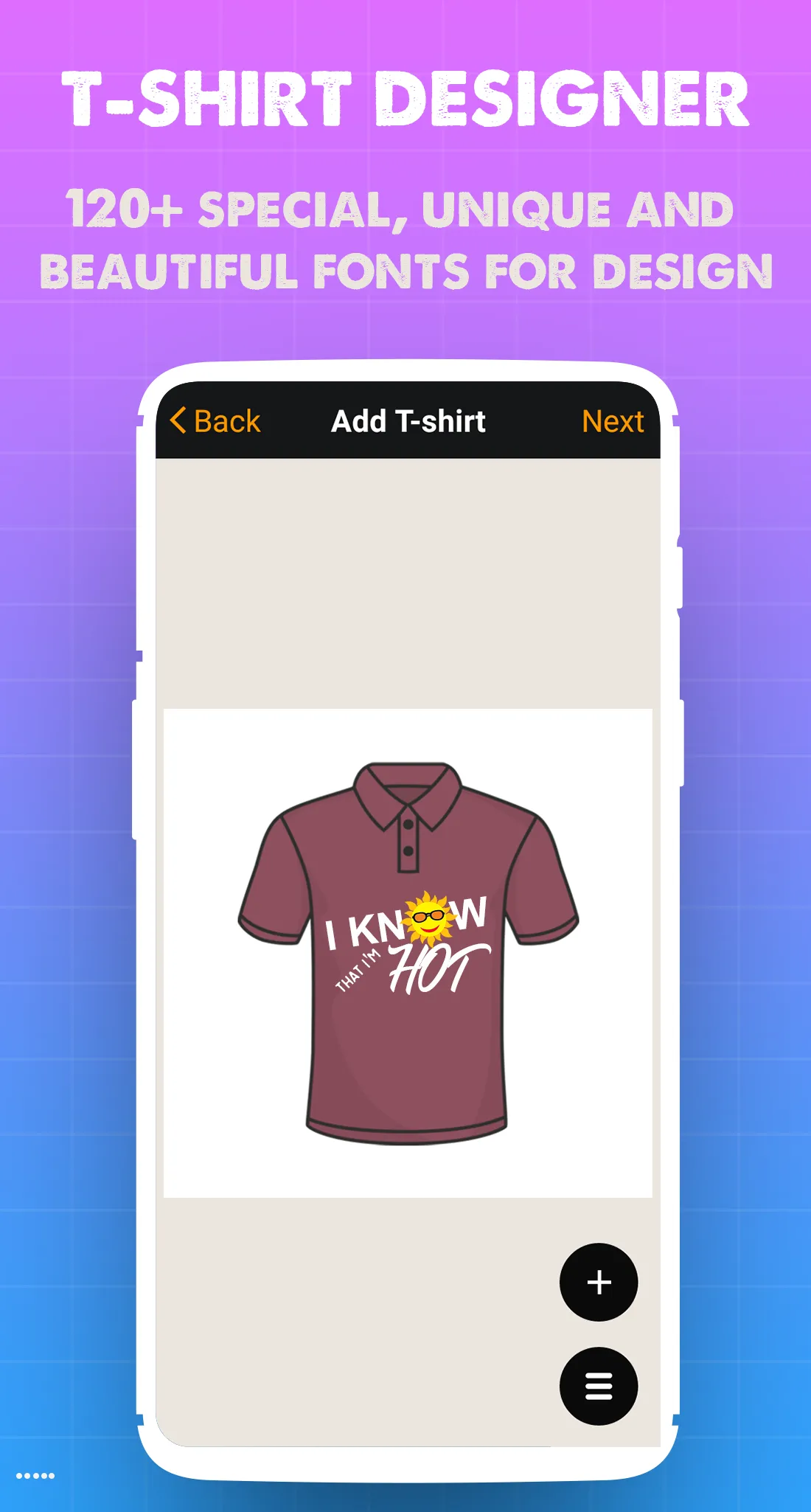 T-shirt design - Clothes Maker | Indus Appstore | Screenshot