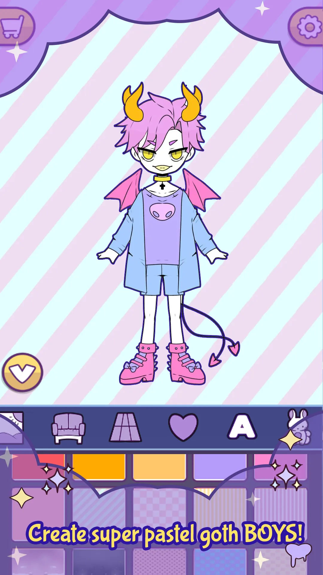 BatDoll monster boy maker game | Indus Appstore | Screenshot