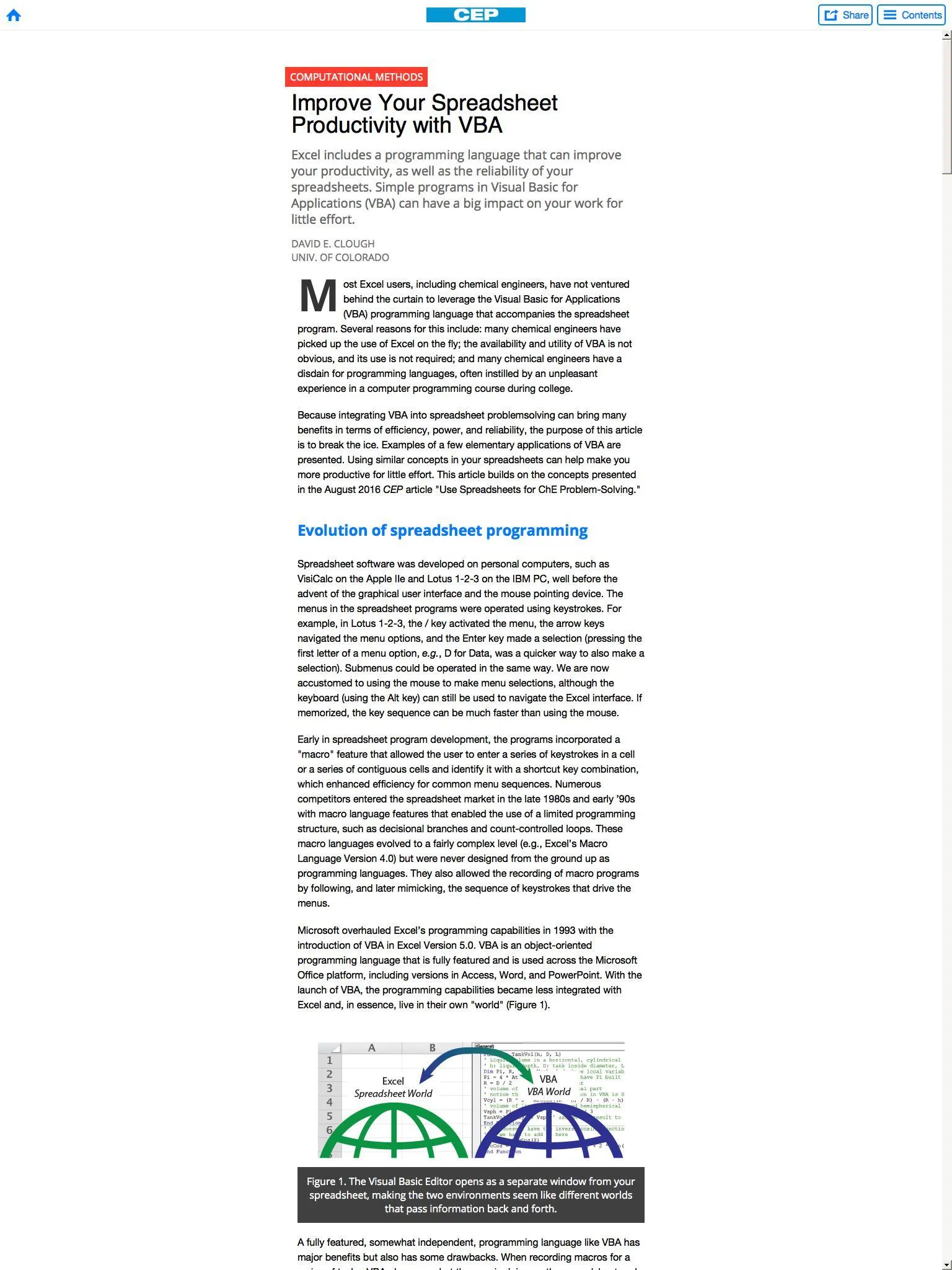 AIChE CEP Magazine | Indus Appstore | Screenshot