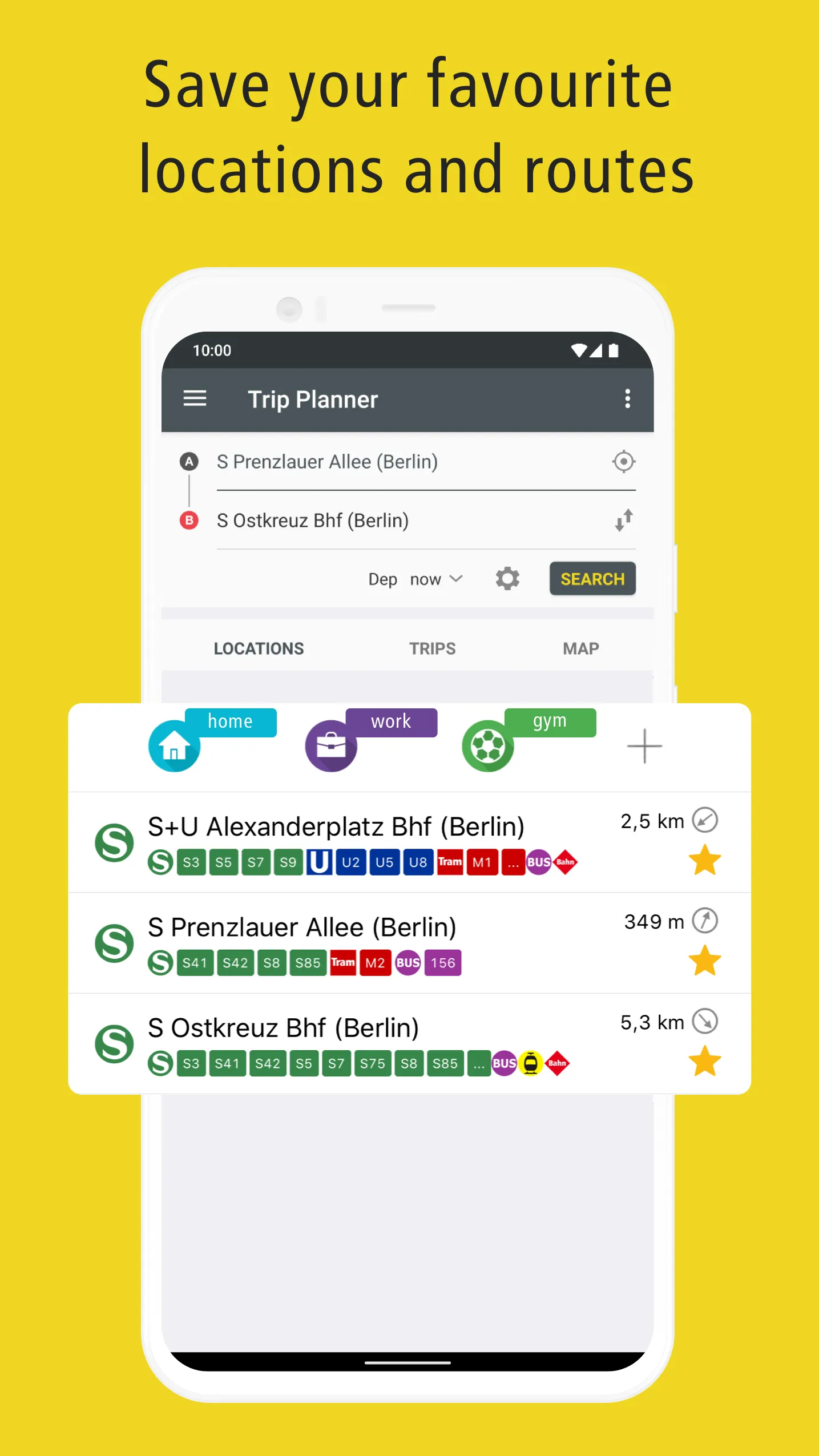 BVG Fahrinfo: Route planner | Indus Appstore | Screenshot