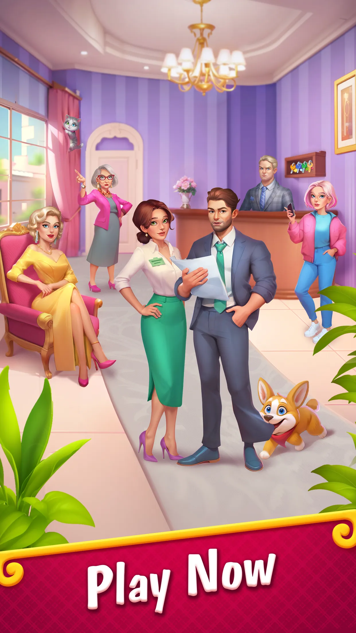 Merge Hotel Empire: Design | Indus Appstore | Screenshot