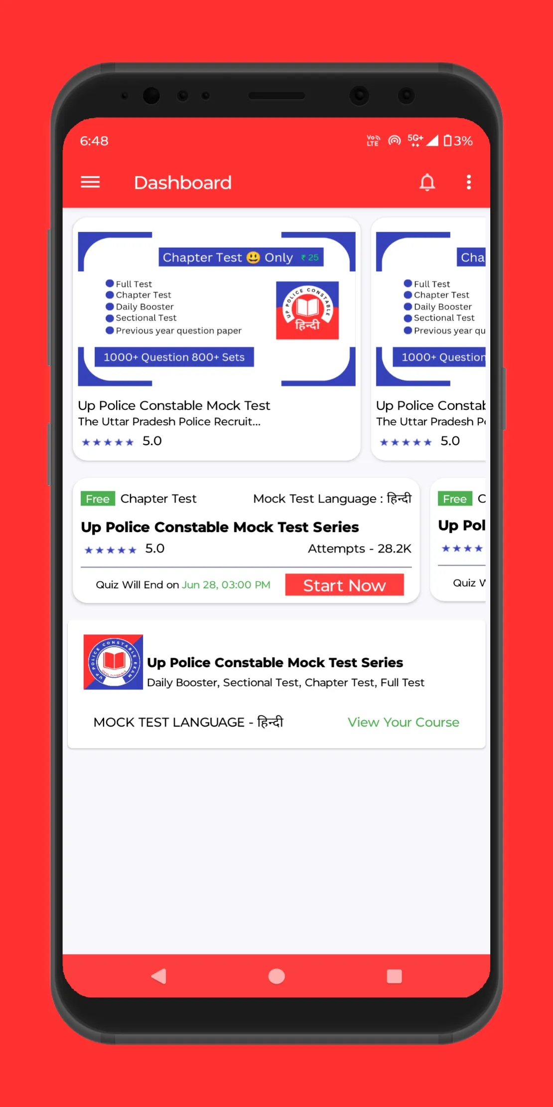 Up Police Constable Exam Prep | Indus Appstore | Screenshot