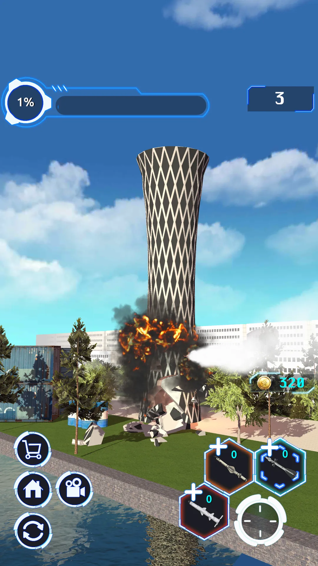 City Demolish: Rocket Smash! | Indus Appstore | Screenshot